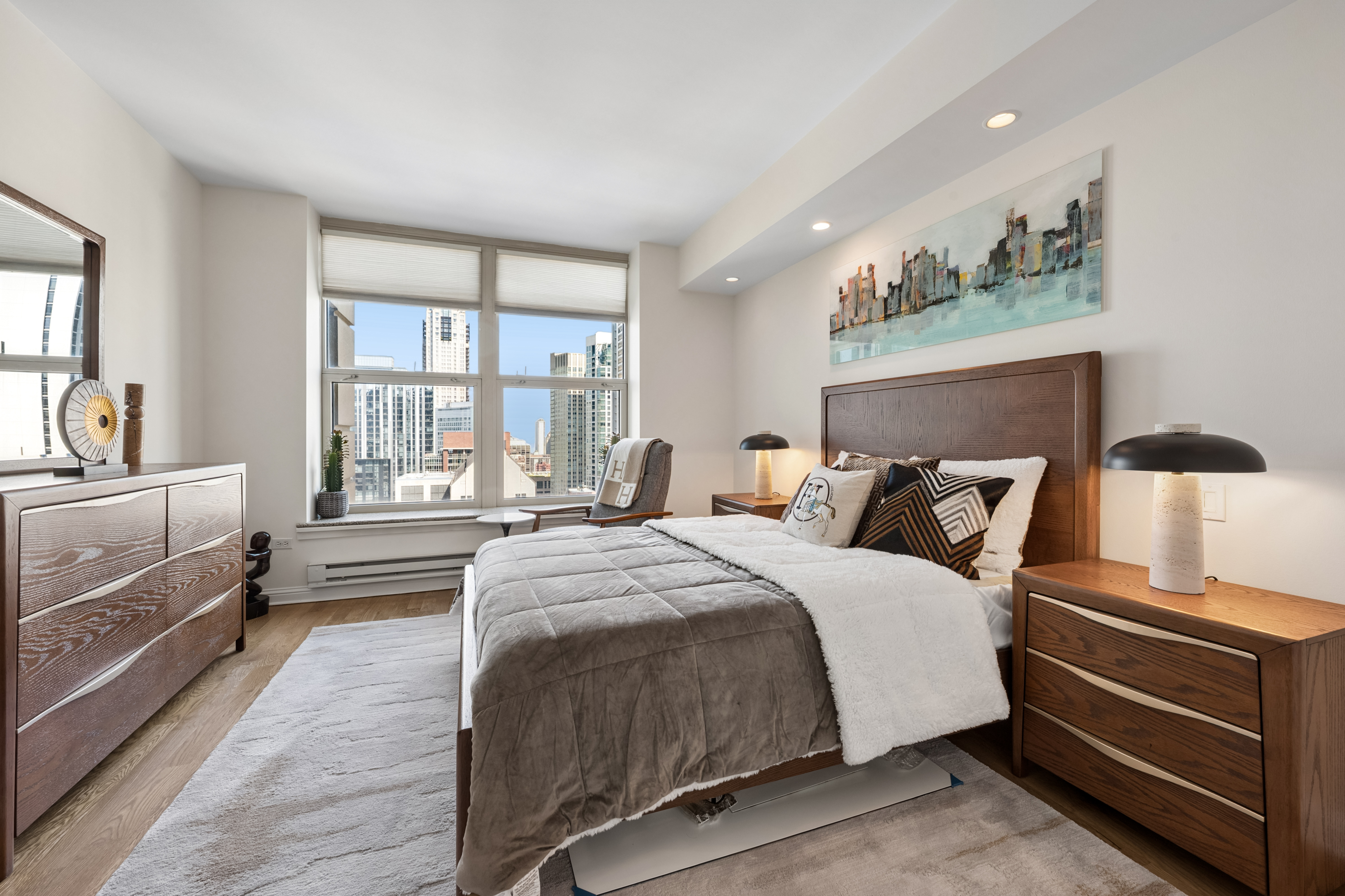  Northeast Split Two Bedroom with Outstanding City and Lake Views at The Fordham - 物件實景