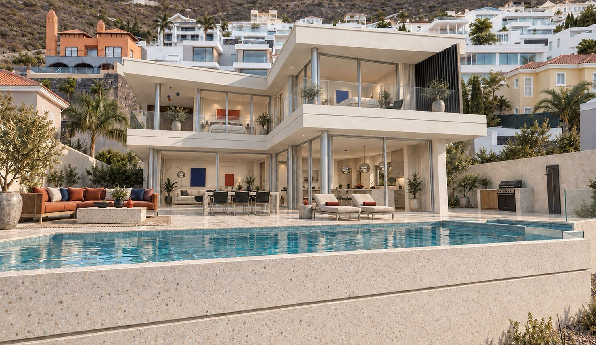  Modern Villa Under Construction in Roque del Conde, Tenerife - 物件實景