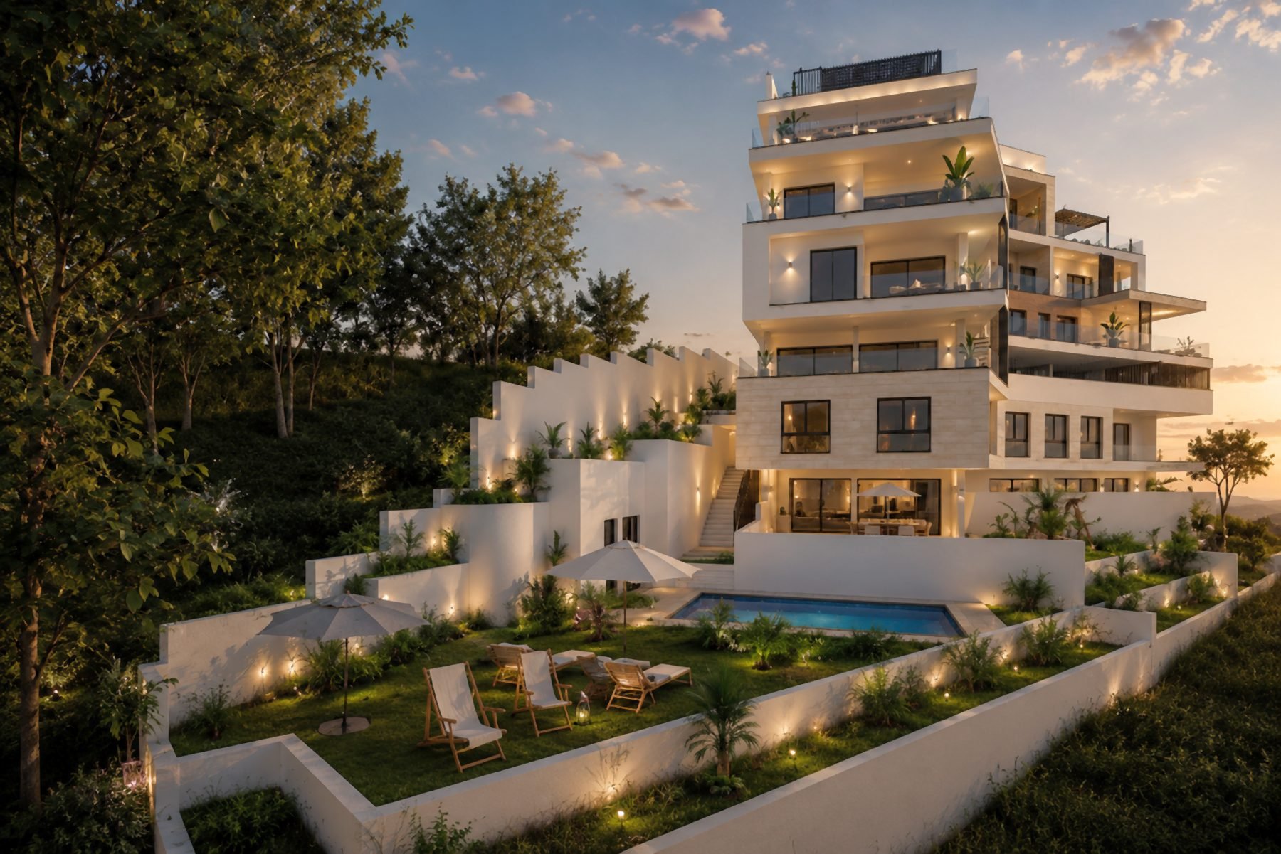  Four Bedroom Sea View Penthouse in Agios Athanasios, Limassol - 物件實景