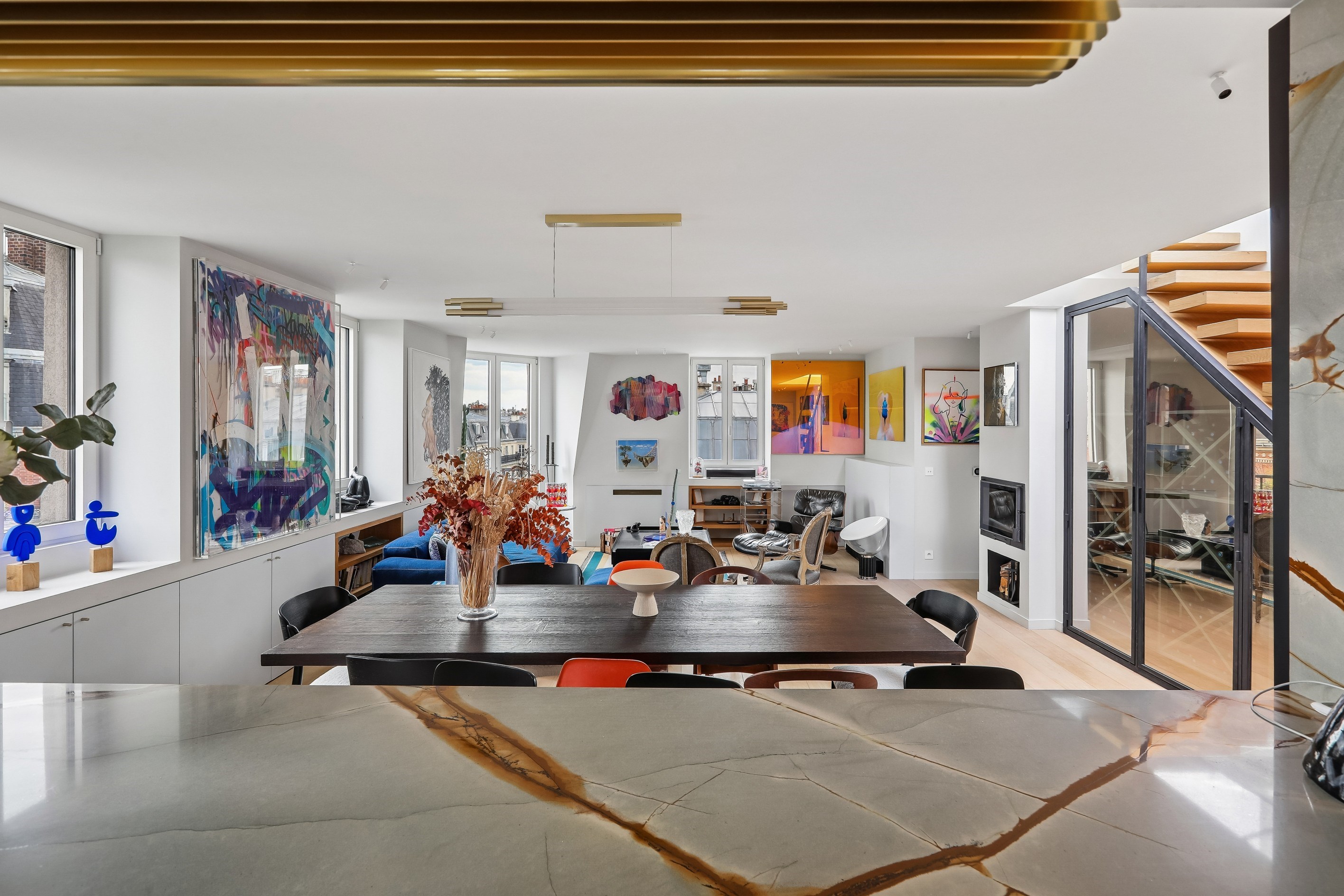  RARE Exceptional apartment with Rooftop, Balconies, and Panoramic Views – Pari… - 物件實景