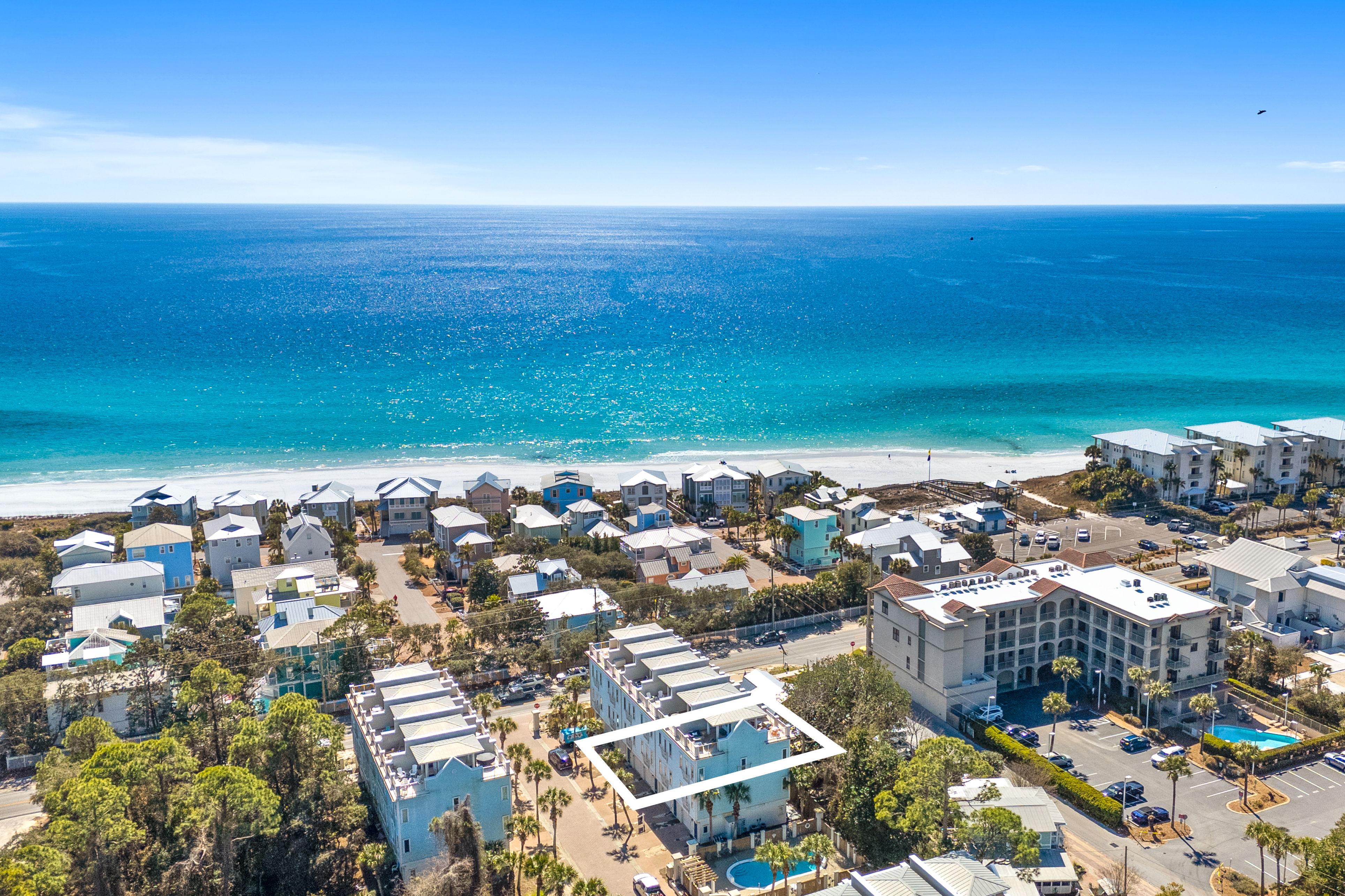  Remodeled End-Unit Townhome With gulf Views And Rooftop Retreat - 物件實景