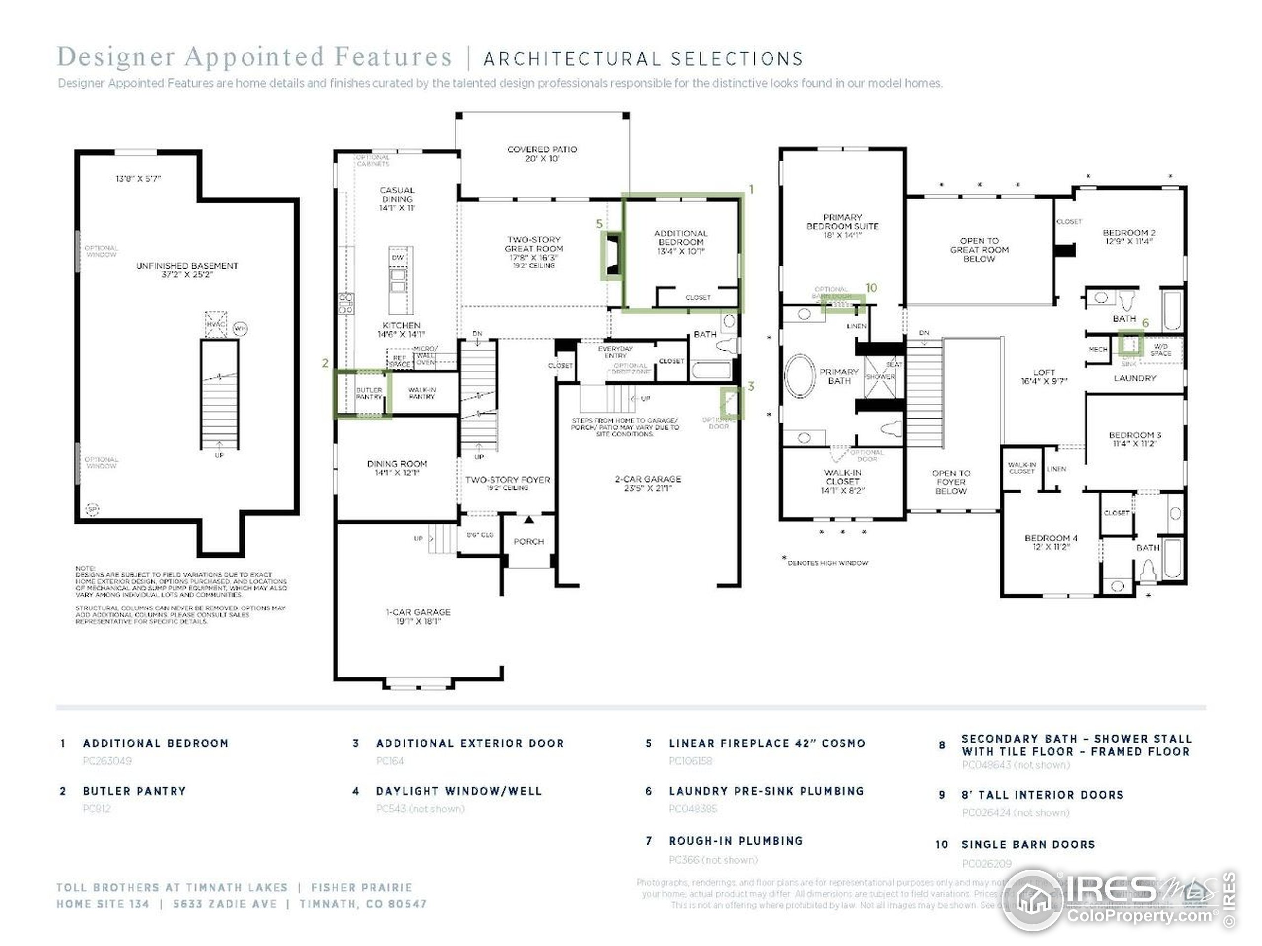 Timnath, Colorado, 80547, United States, 5 Bedrooms Bedrooms, ,4 BathroomsBathrooms,Residential,For Sale,1827639