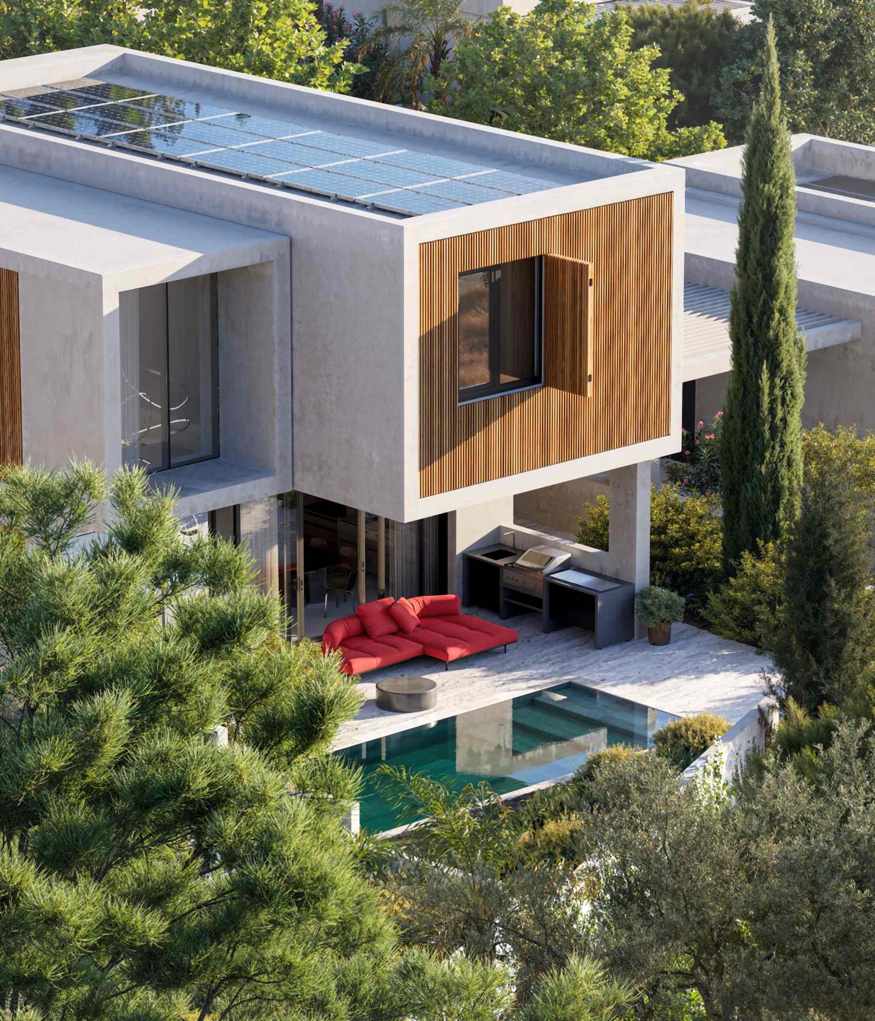  Three-Bedroom Villa with Pool in the Hills of Agios Tychonas, Limassol - 物件實景