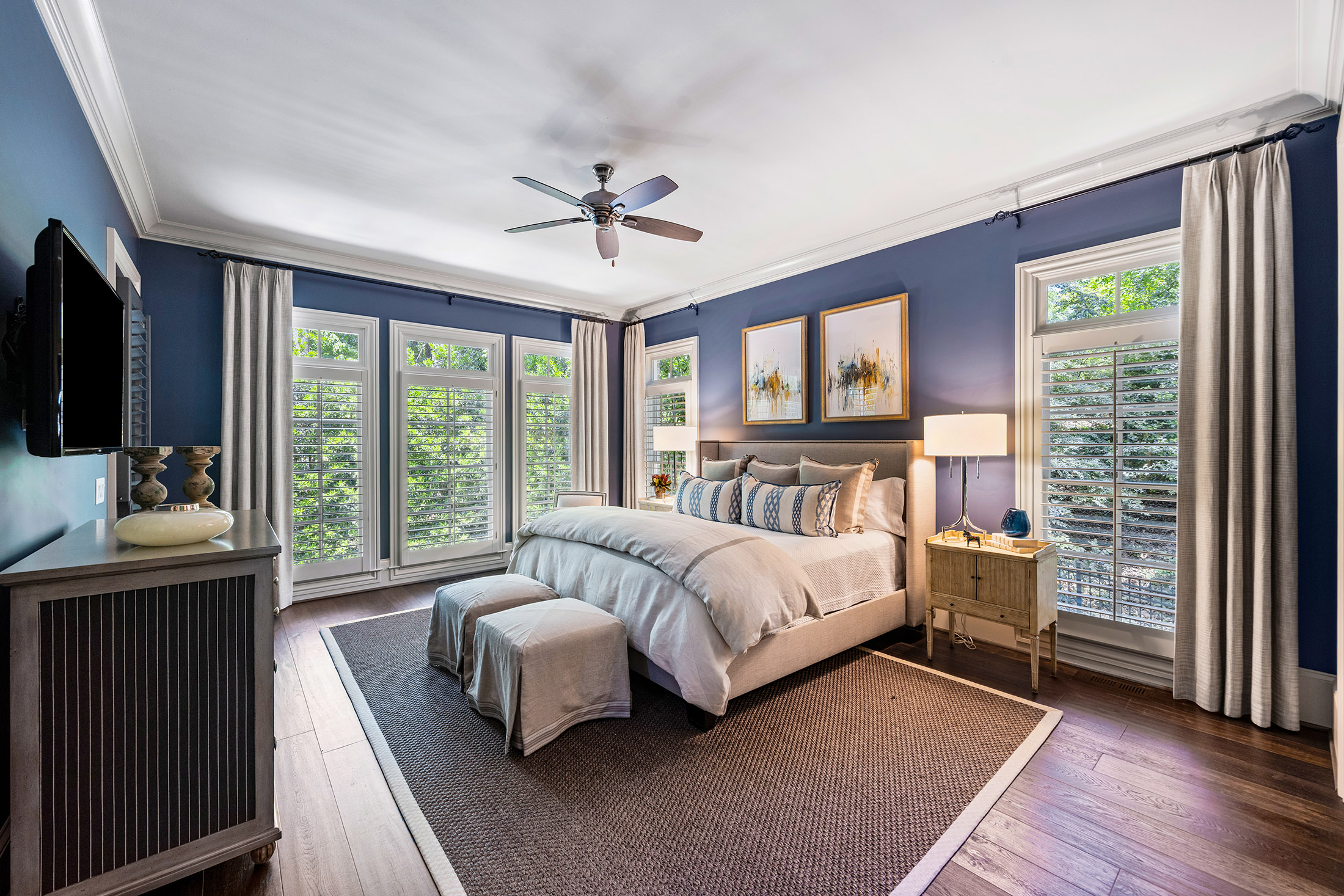  Buckhead Estate Pairs Architectural Presence with Richly Layered Interiors - 物件實景