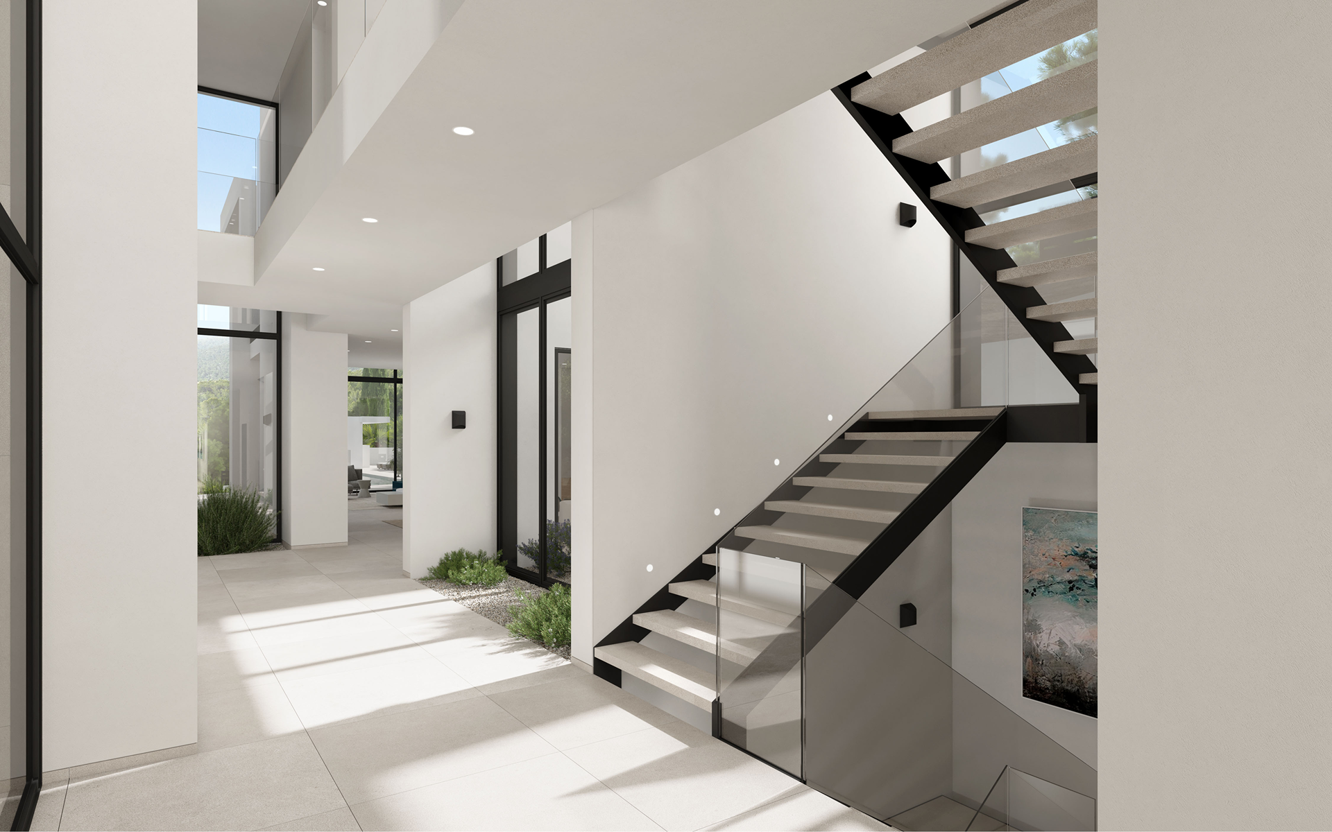  Contemporary villa with construction project and pool in Son Vida - 物件實景