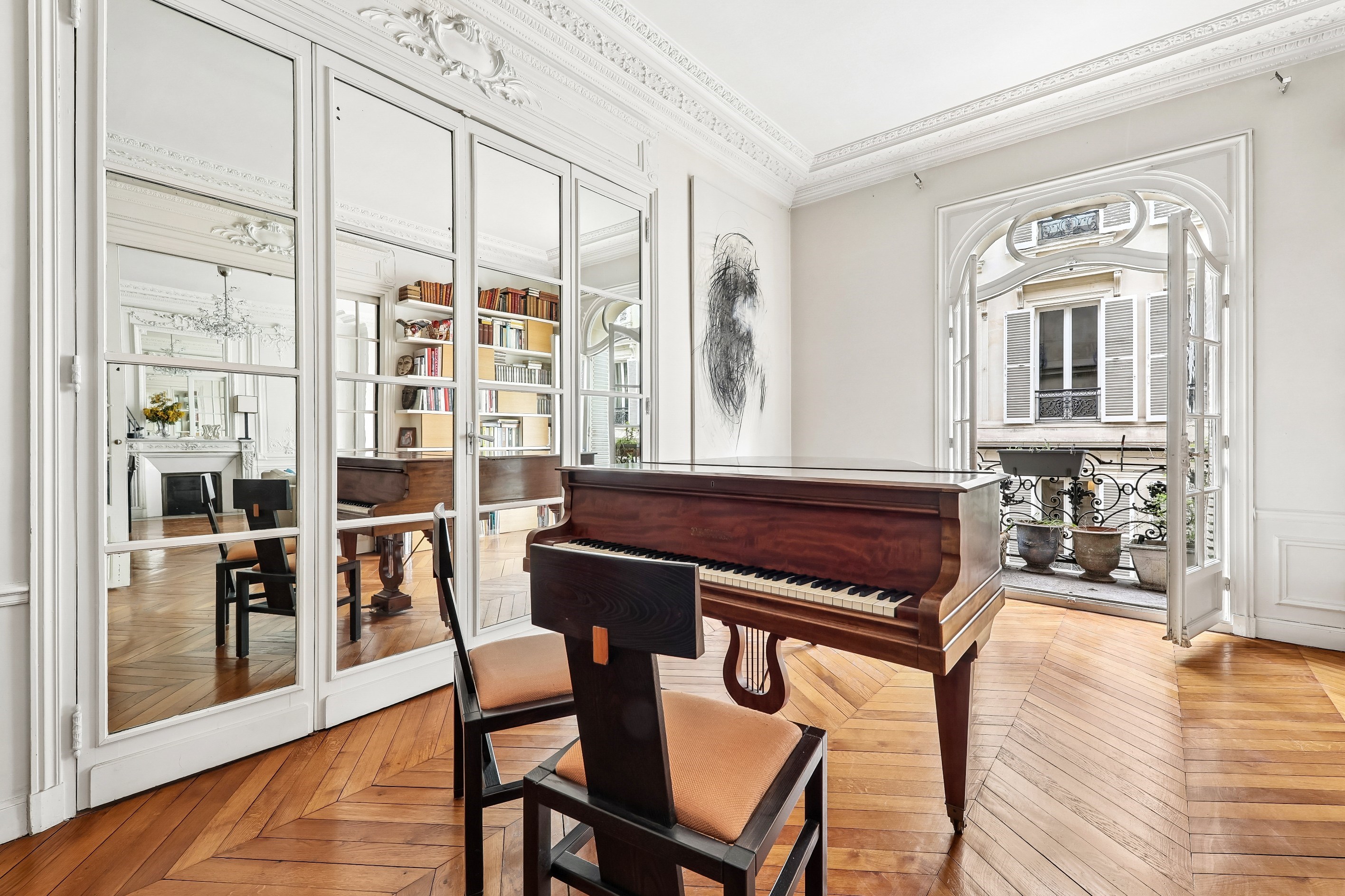  Paris IX – Stunning 245 sqm family apartment with balcony and triple reception … - 物件實景
