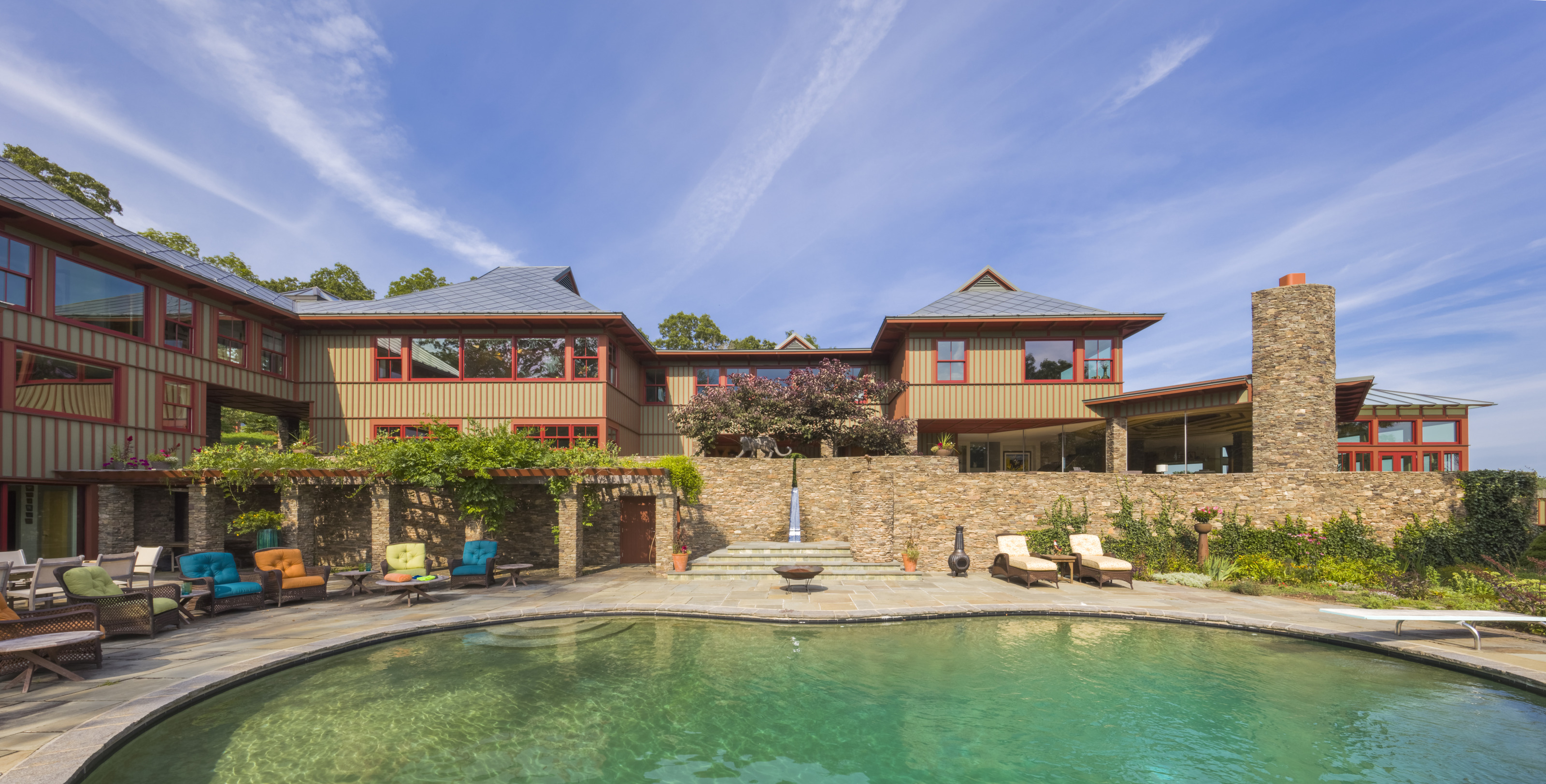  Majestically set on 15.22 Private Acres Overlooking The River - 物件實景