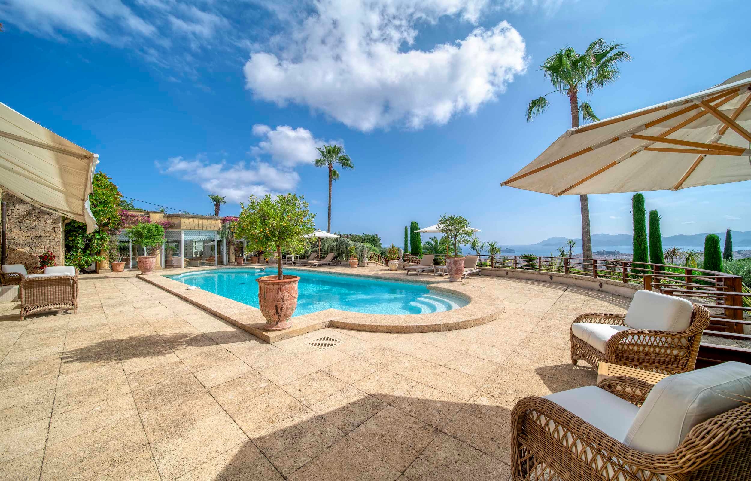  Exceptional private estate with panoramic sea views in Cannes Californie - 物件實景