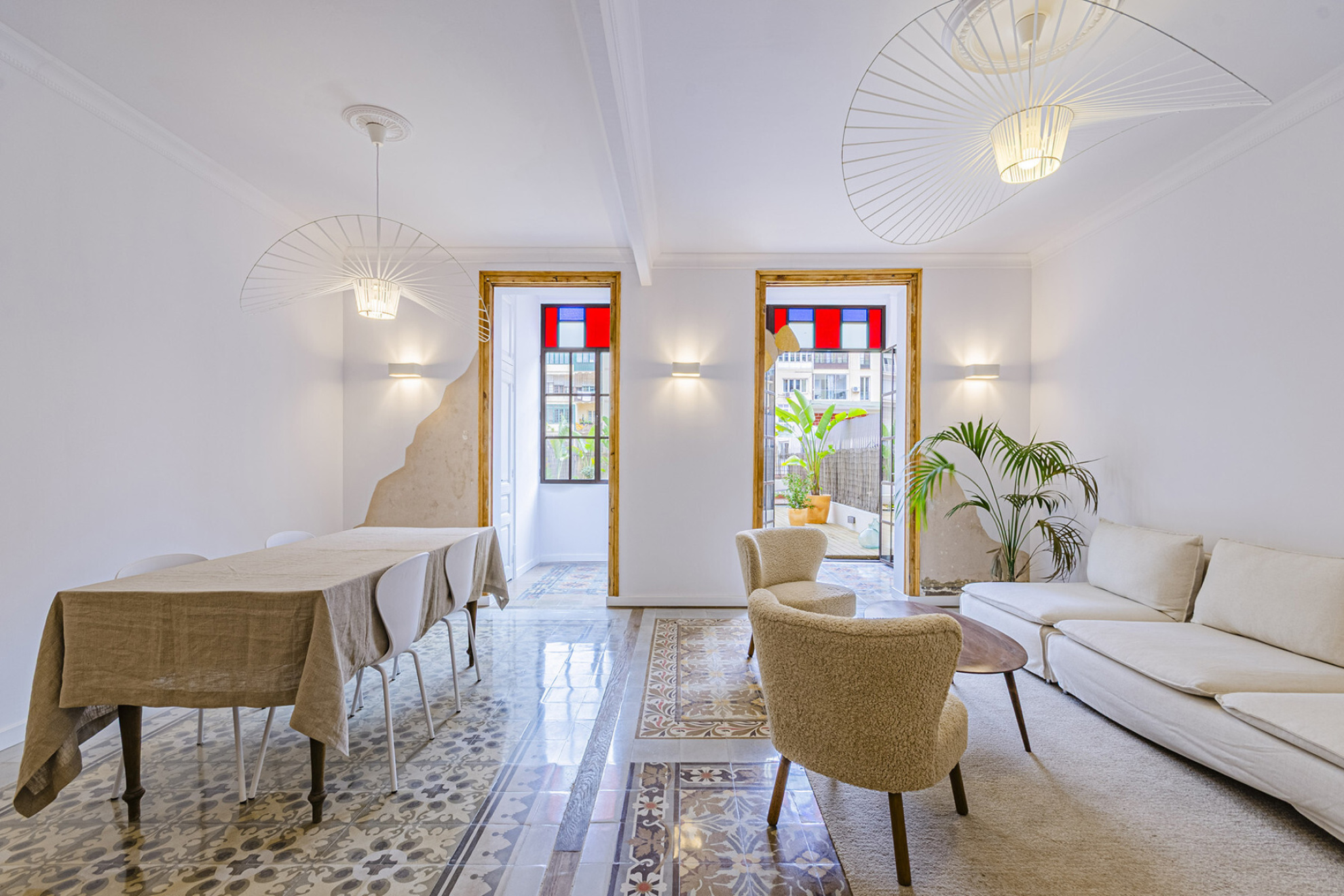  Renovated apartment with three bedrooms en suite with terrace in Eixample - 物件實景