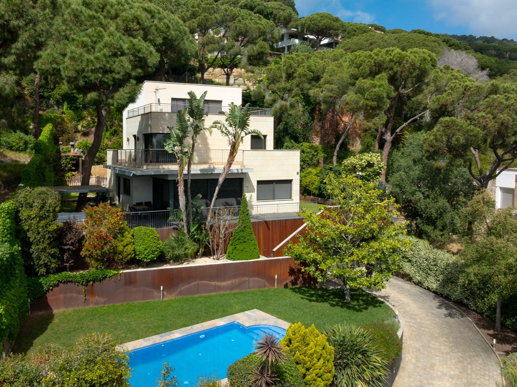  Modern house with sea views and lots of privacy in Premià de Dalt - 物件實景
