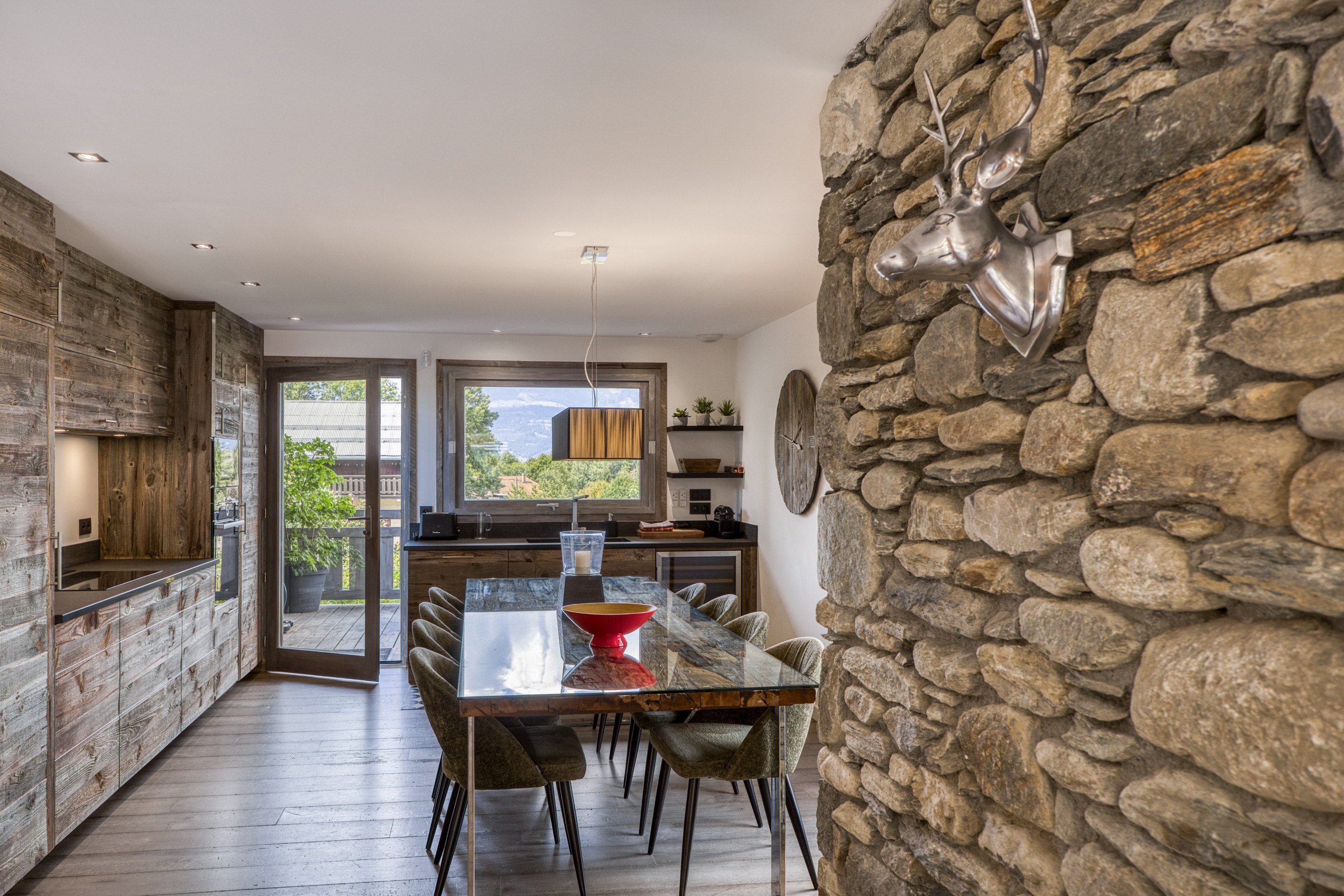  Chalet Éminence - Panoramic view in Saint-Gervais-les-Bains - 物件實景