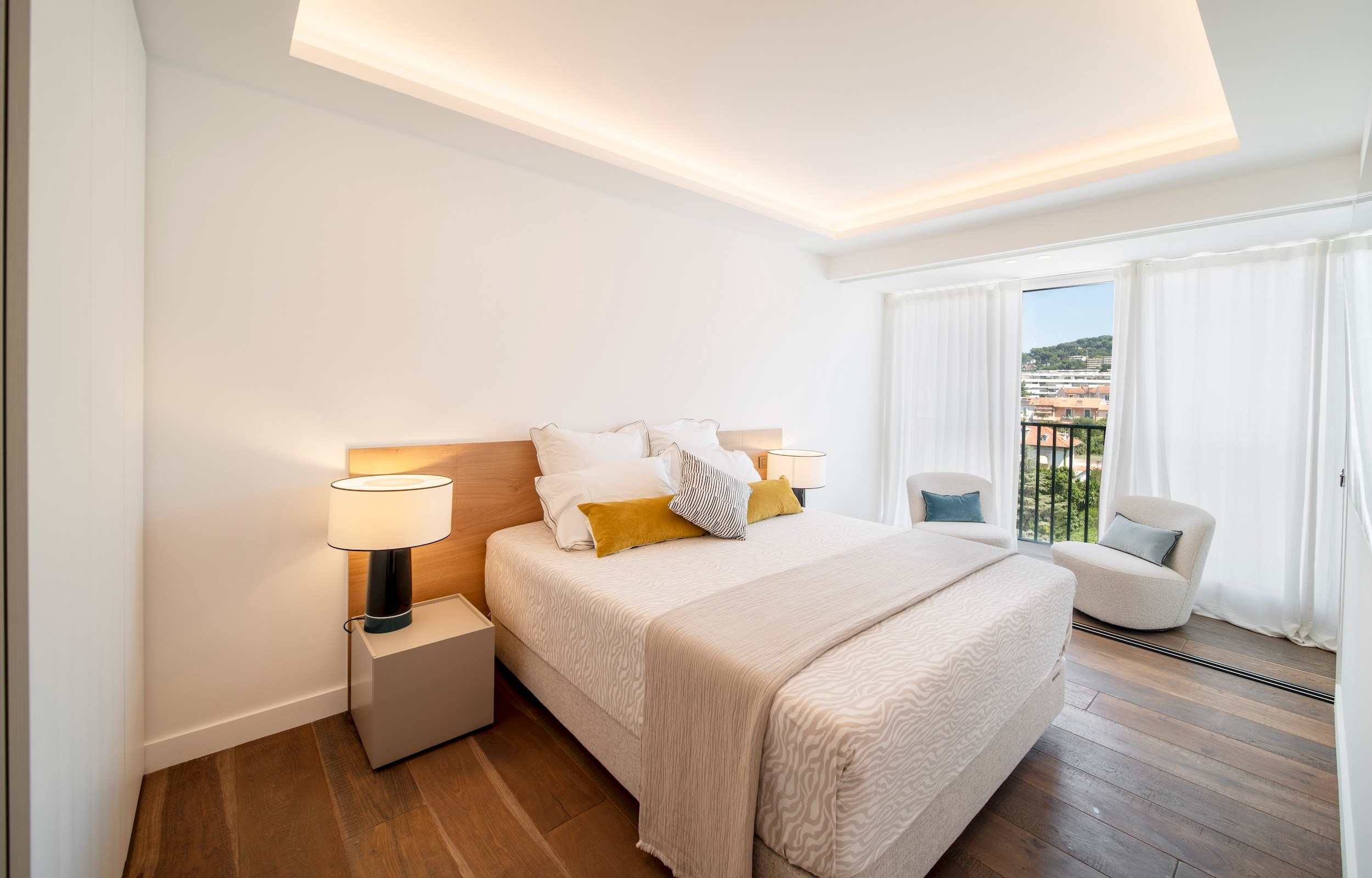  Sole agent: Renovated 3-room penthouse with sea view in Cannes Montfleury. - 物件實景