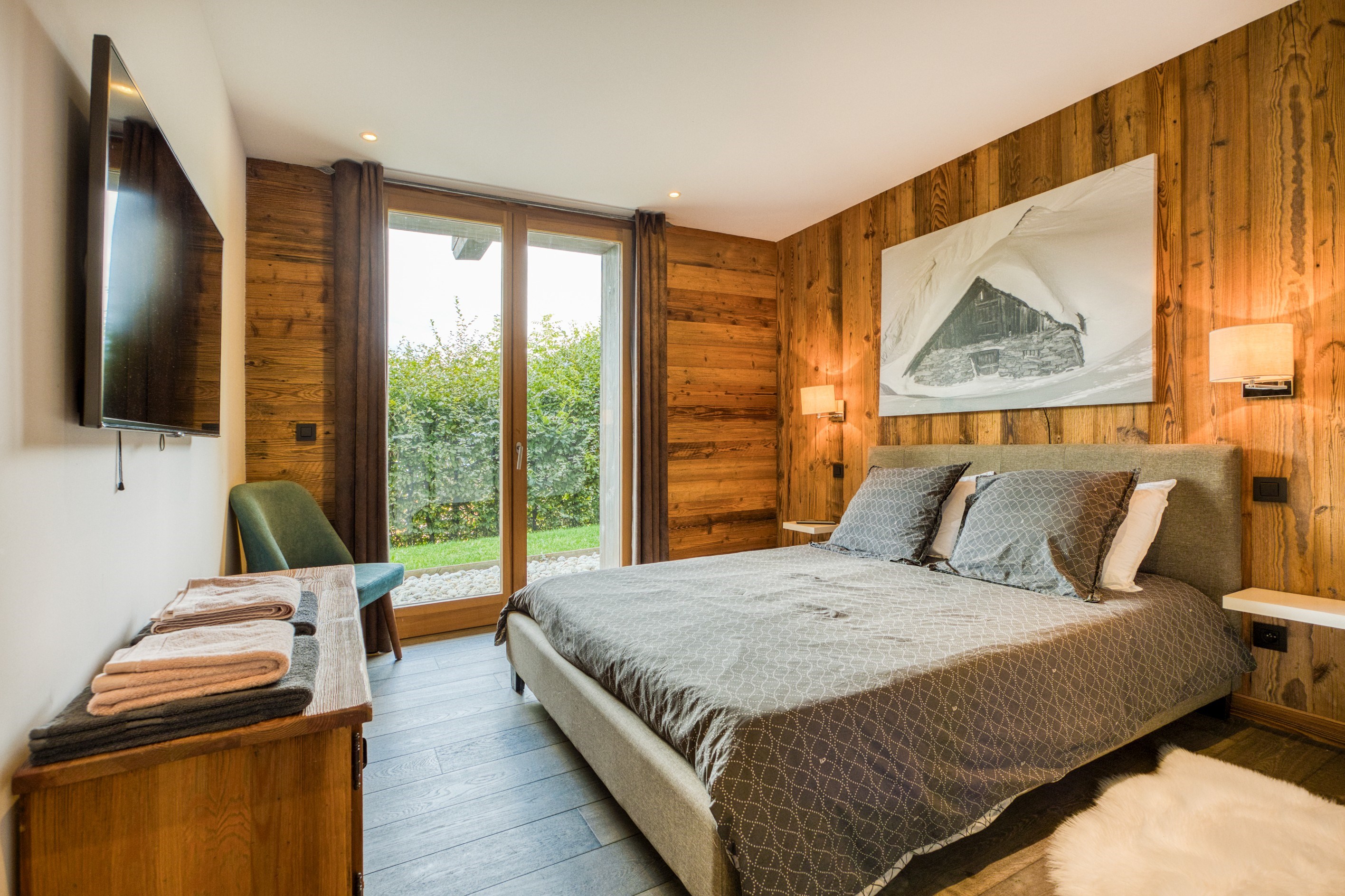  Chalet Éminence - Panoramic view in Saint-Gervais-les-Bains - 物件實景
