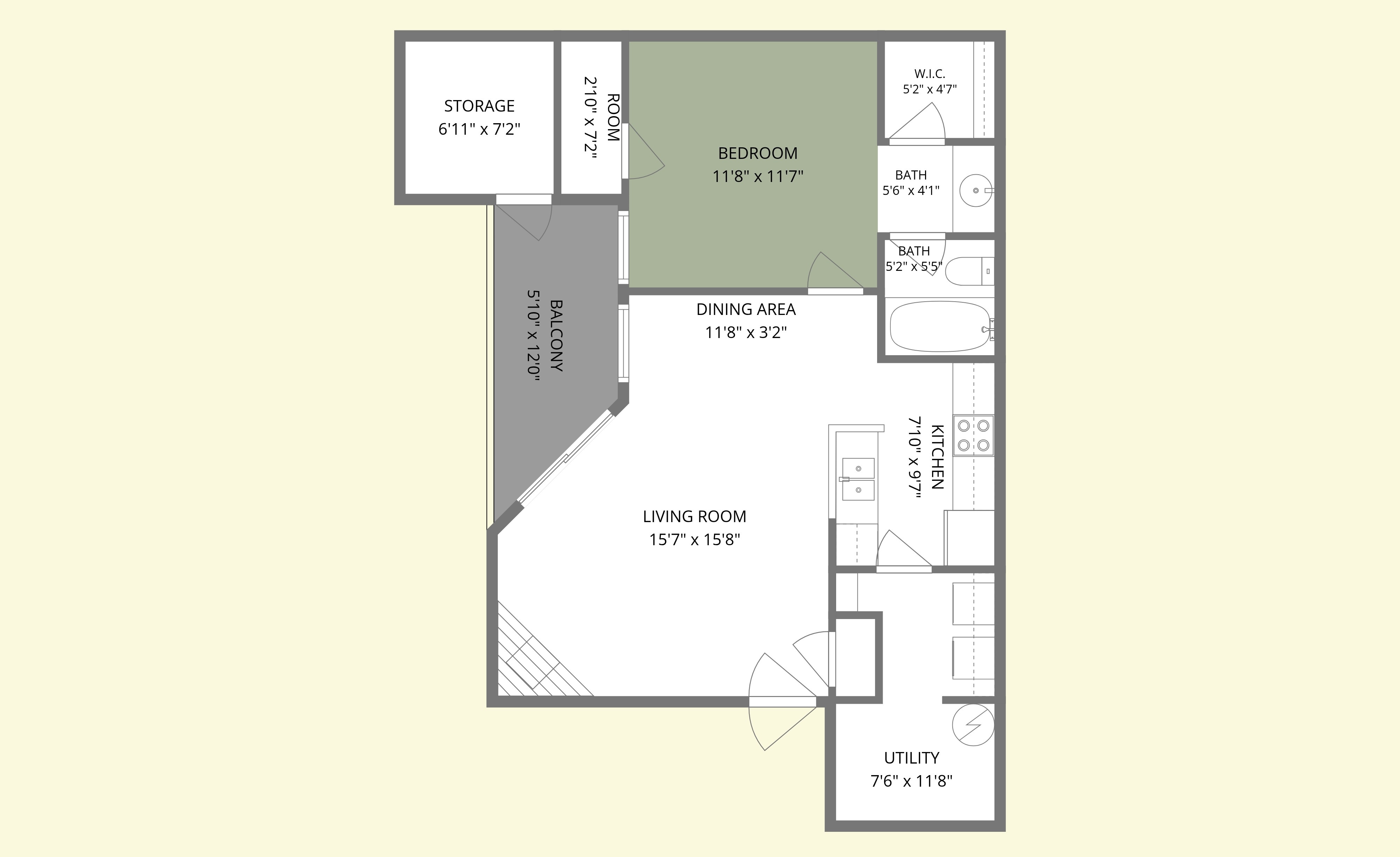  Your peaceful one-bedroom condo in The Hollow awaits. - 物件實景