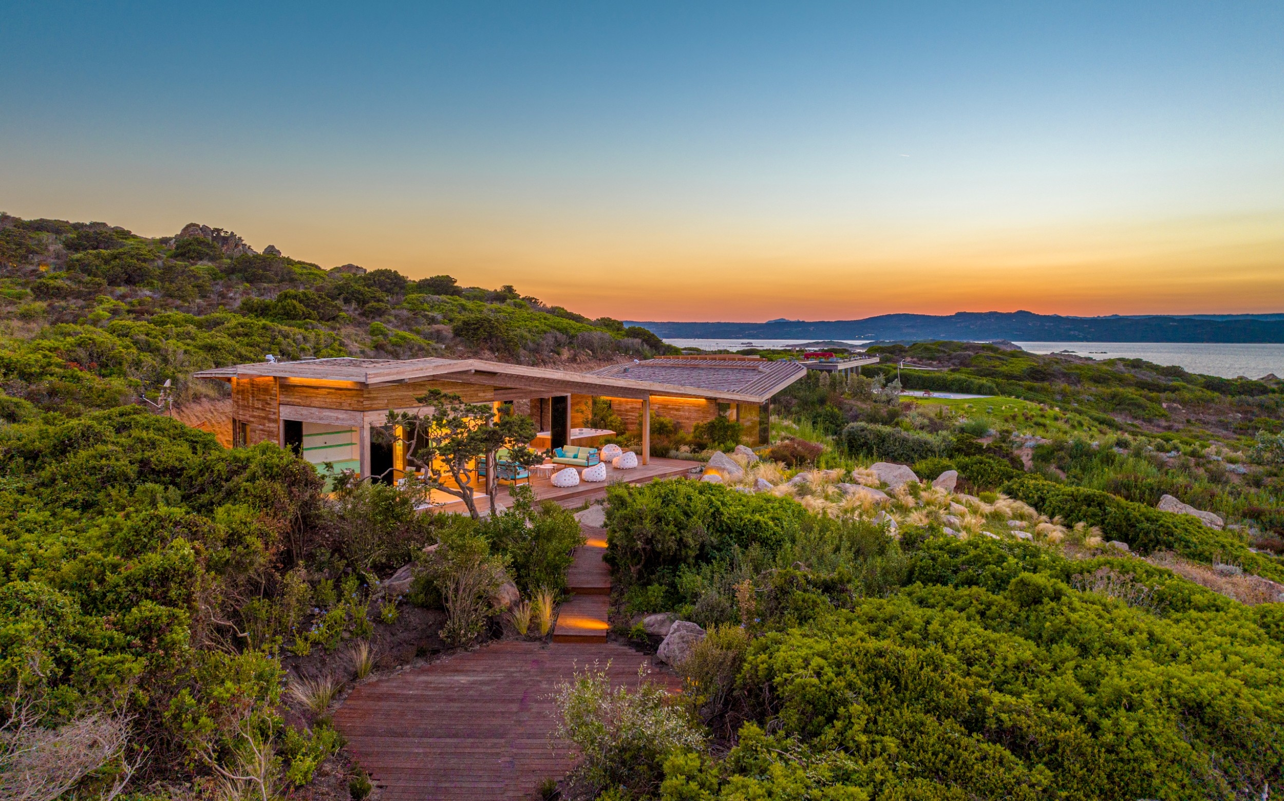 FOR SALE : Exceptional contemporary property - Panoramic sea view - Cavallo isl… - 物件實景