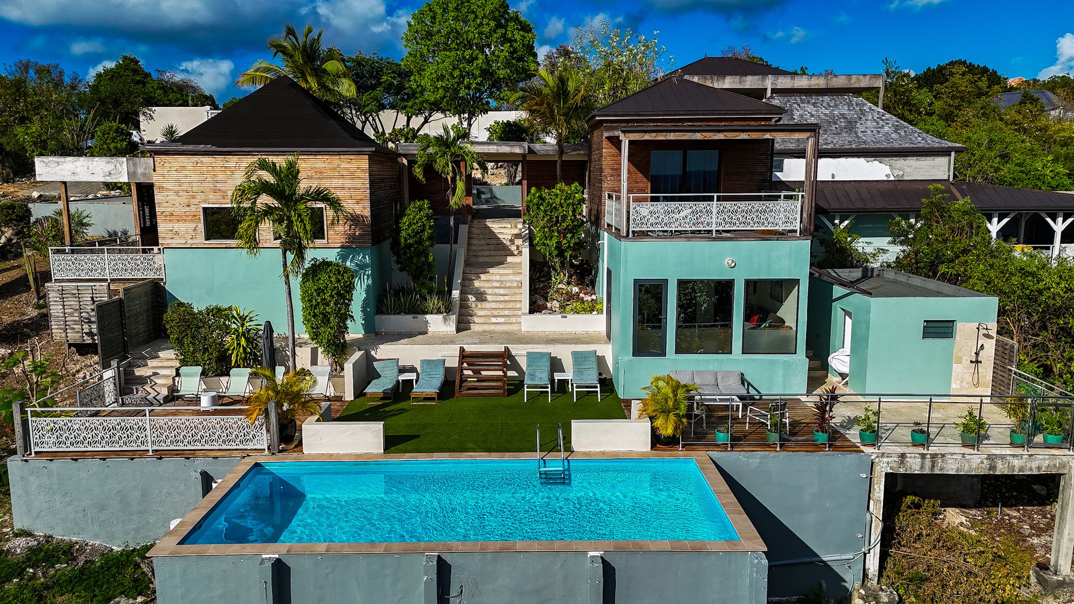 Terres Basses 9-Bedroom Estate with Panoramic Ocean Views - 物件實景