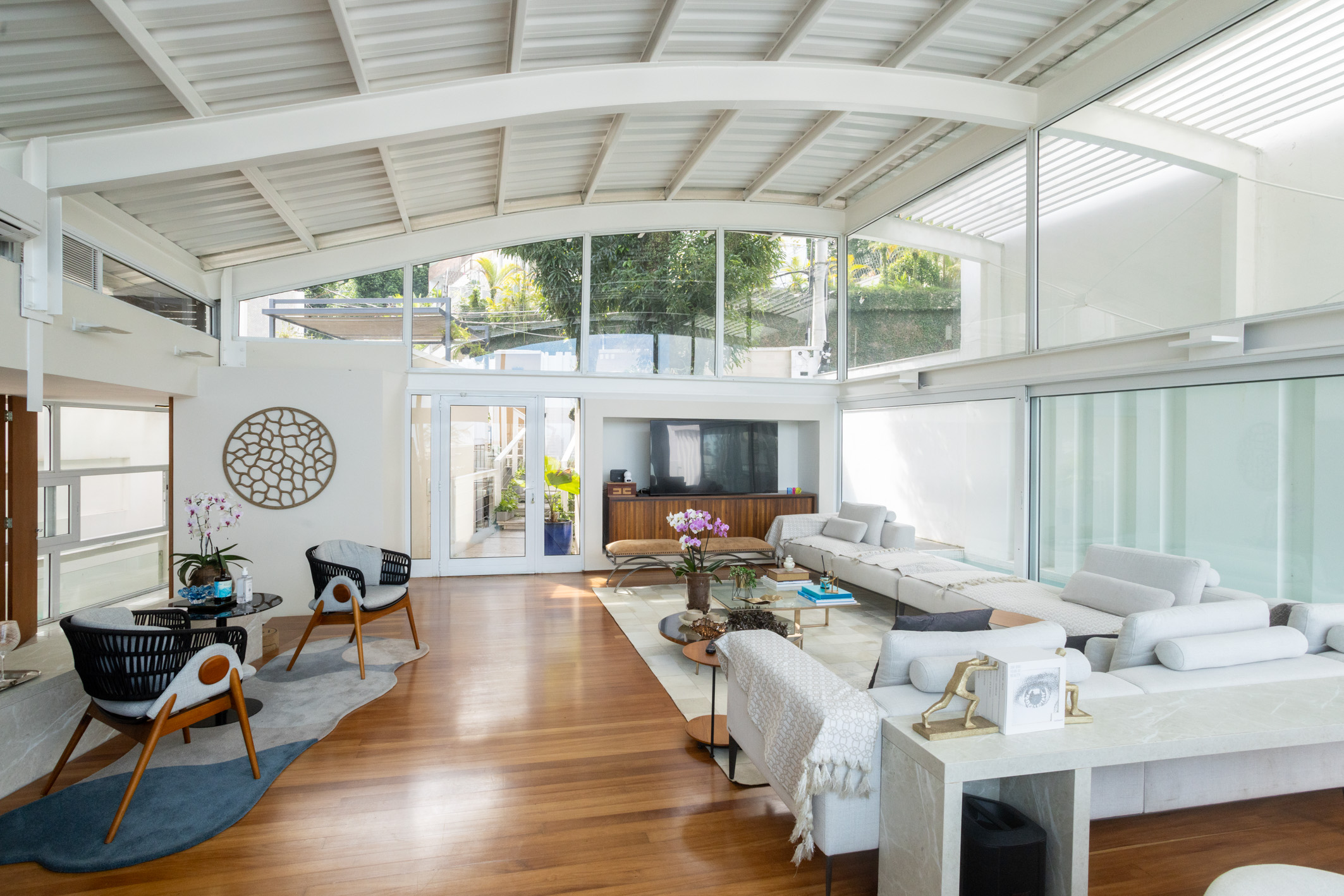  Modernist house with four suites and pool in Jardim Pernambuco - 物件實景