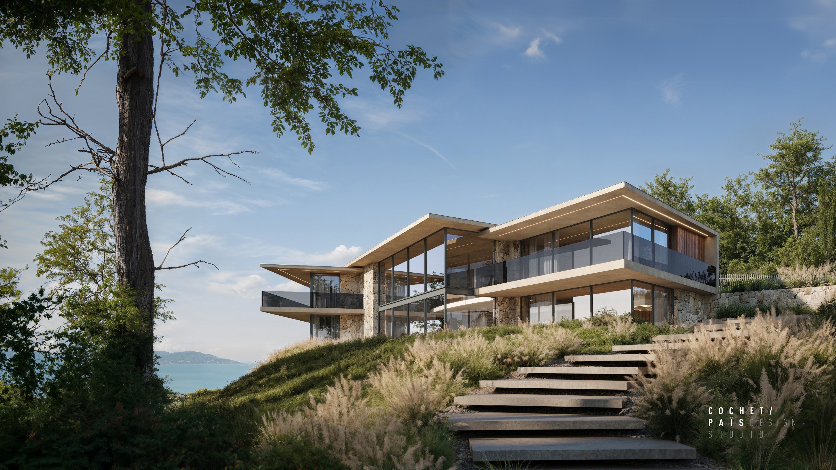  Sea view villa with approved renovation permit in Théoule-sur-Mer - 物件實景