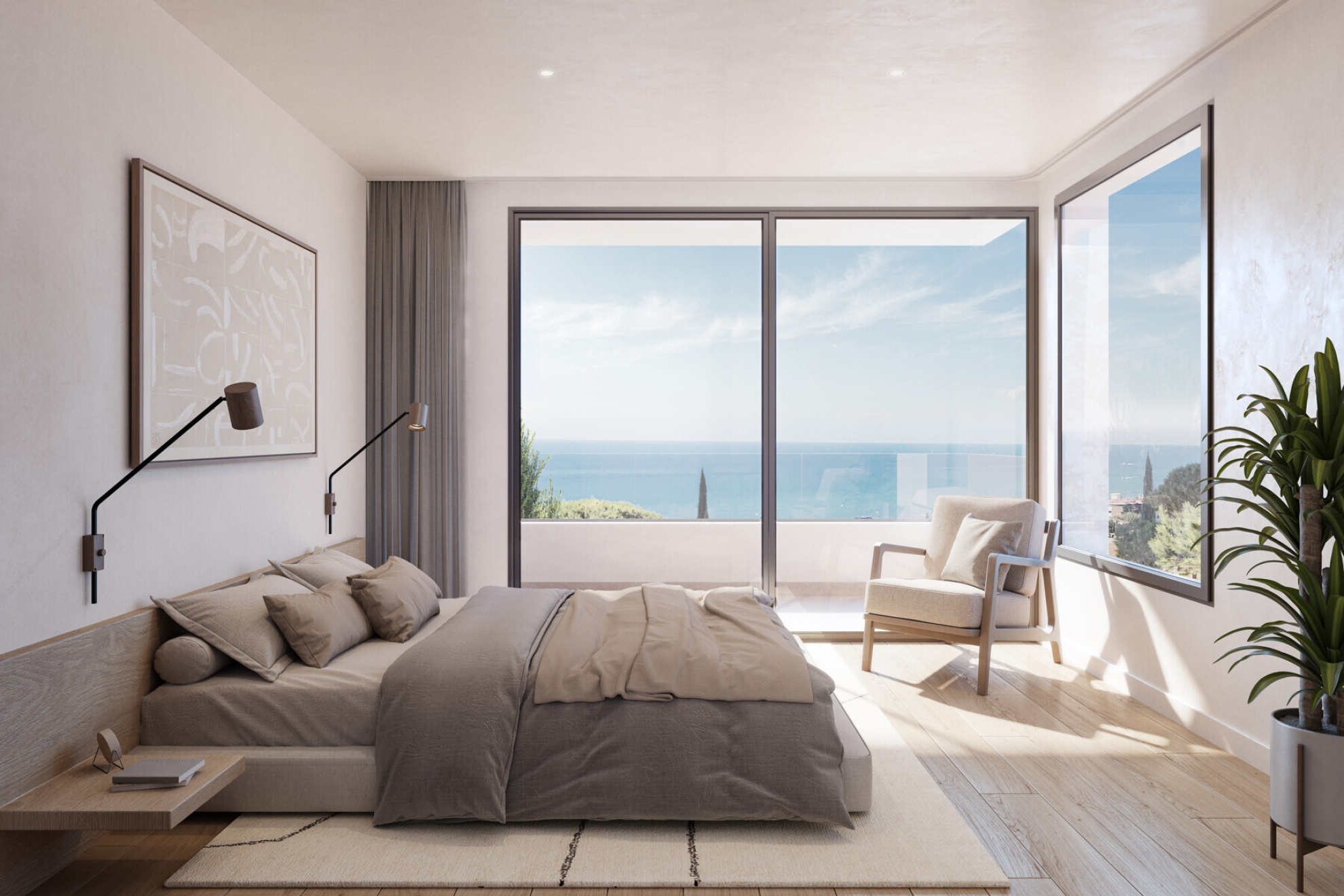  Newly built house with sea views in Caldes d