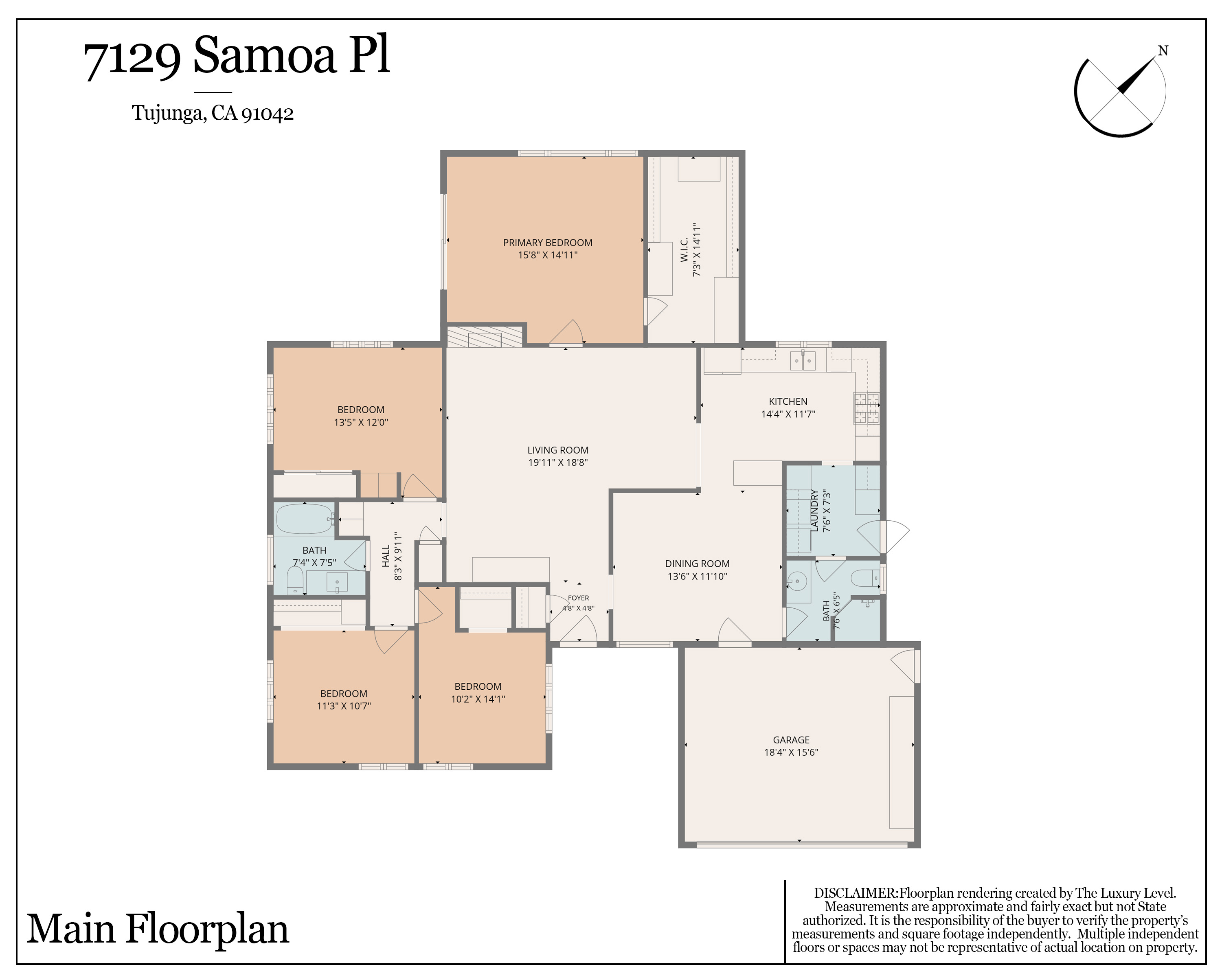  7129 Samoa Place, Los Angeles, CA 91042 - 物件實景