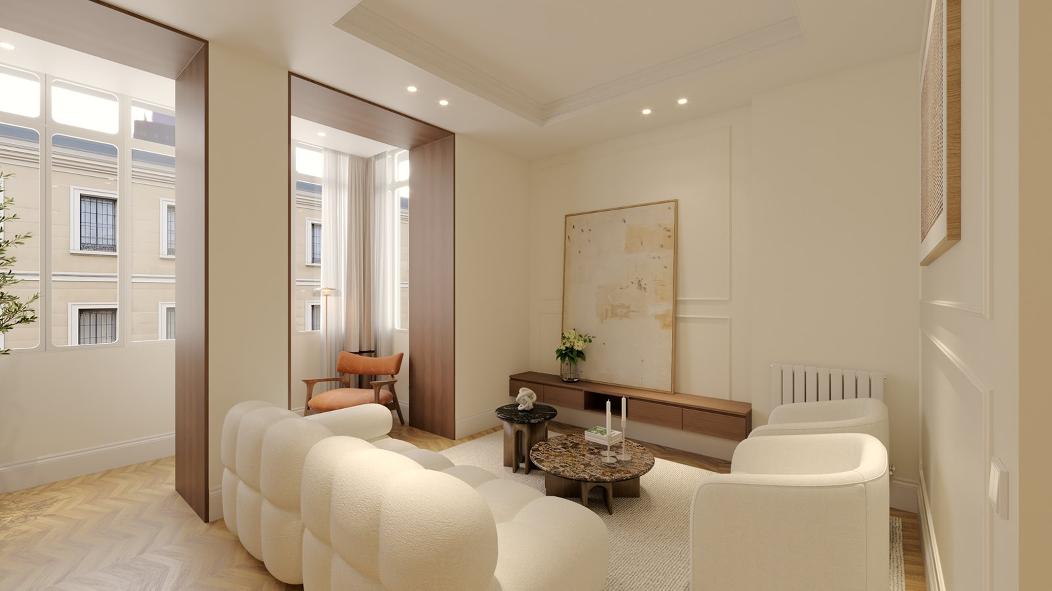  Flat in a classic building with French balcony, in Almagro, Madrid - 物件實景
