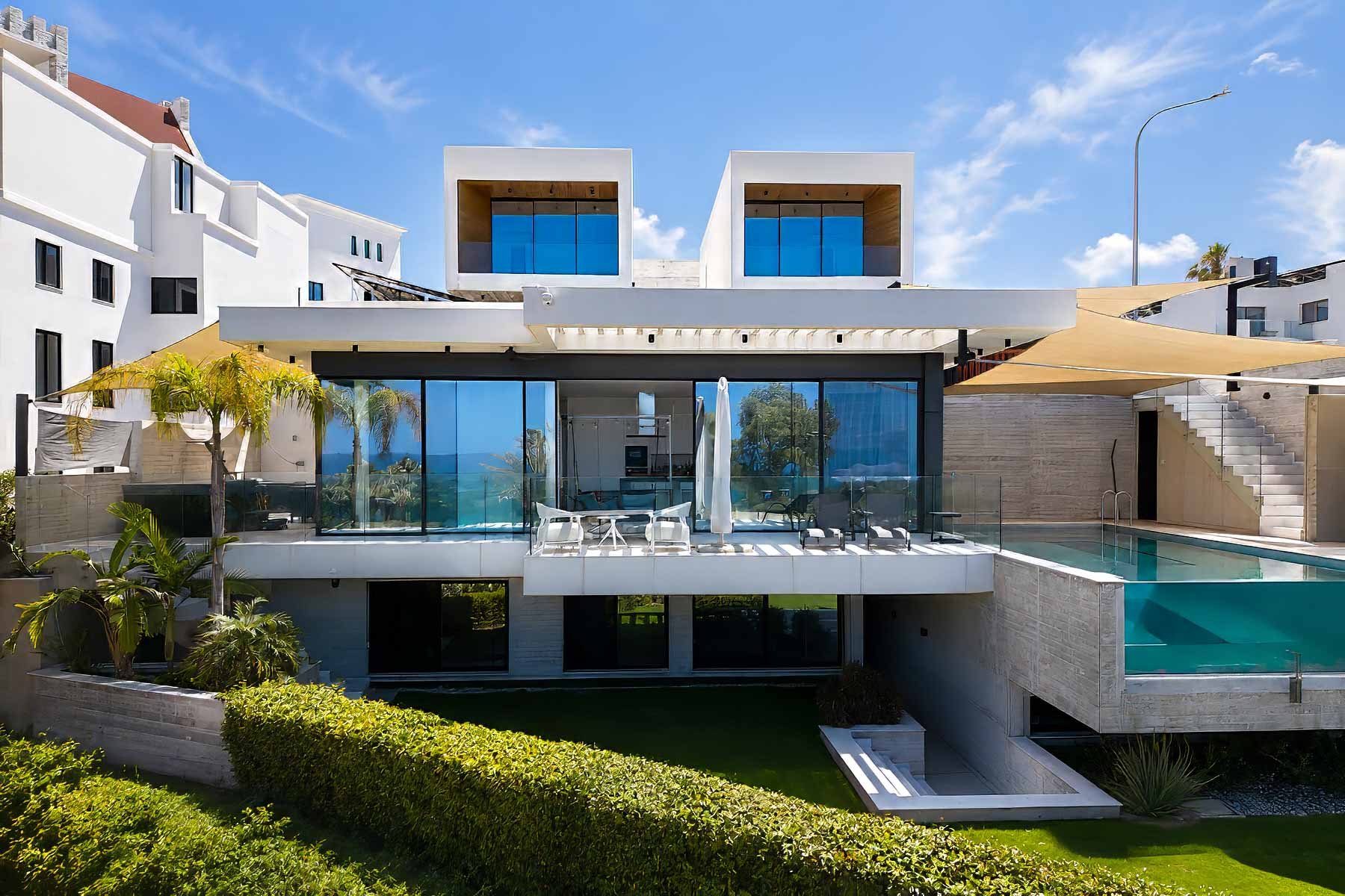  Four Bedroom Sea View Modern Villa with Private Pool in Pafos - 物件實景