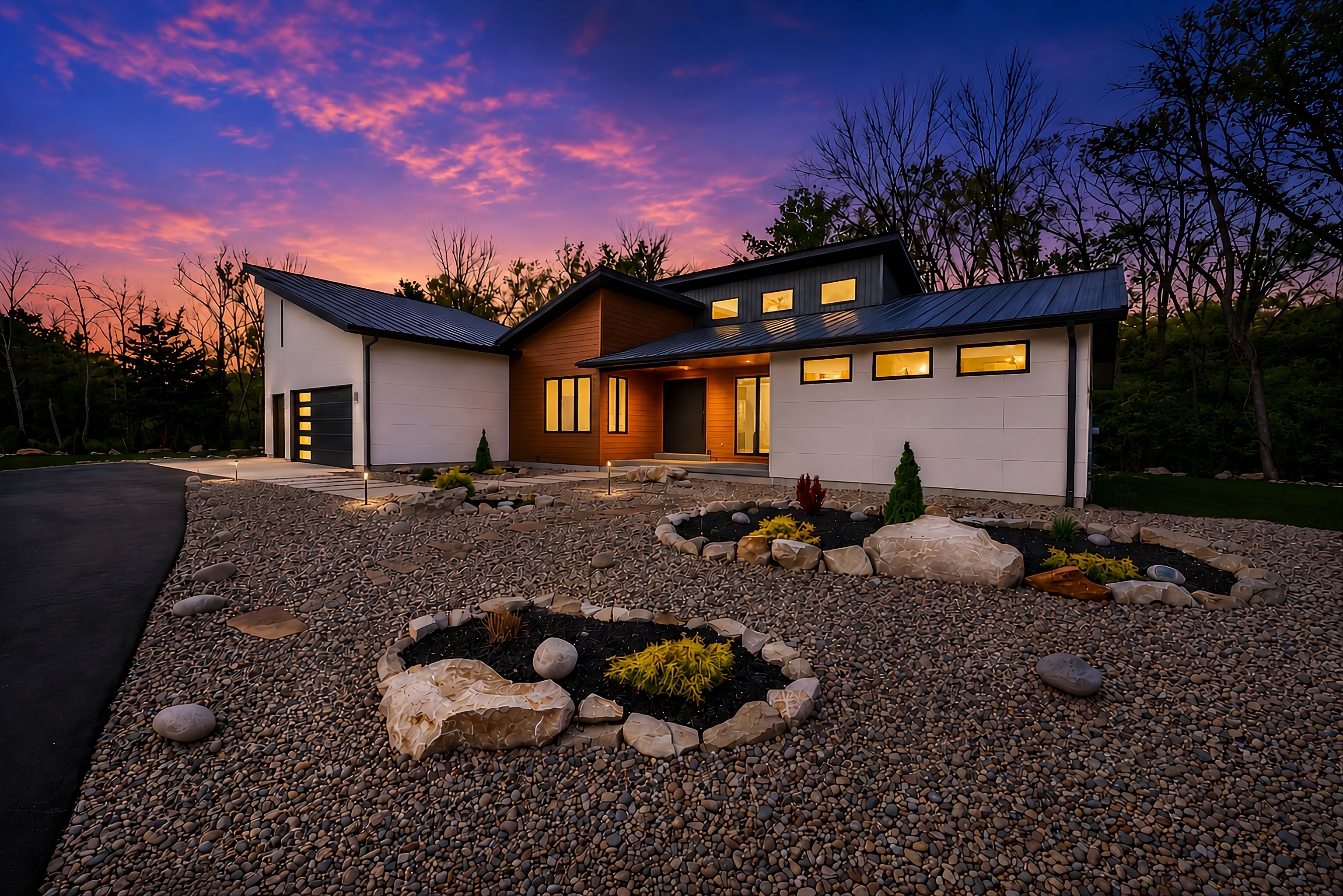  Brand-new Mid-Century Modern Masterpiece Situated on Over 4 Private Acres - 物件實景