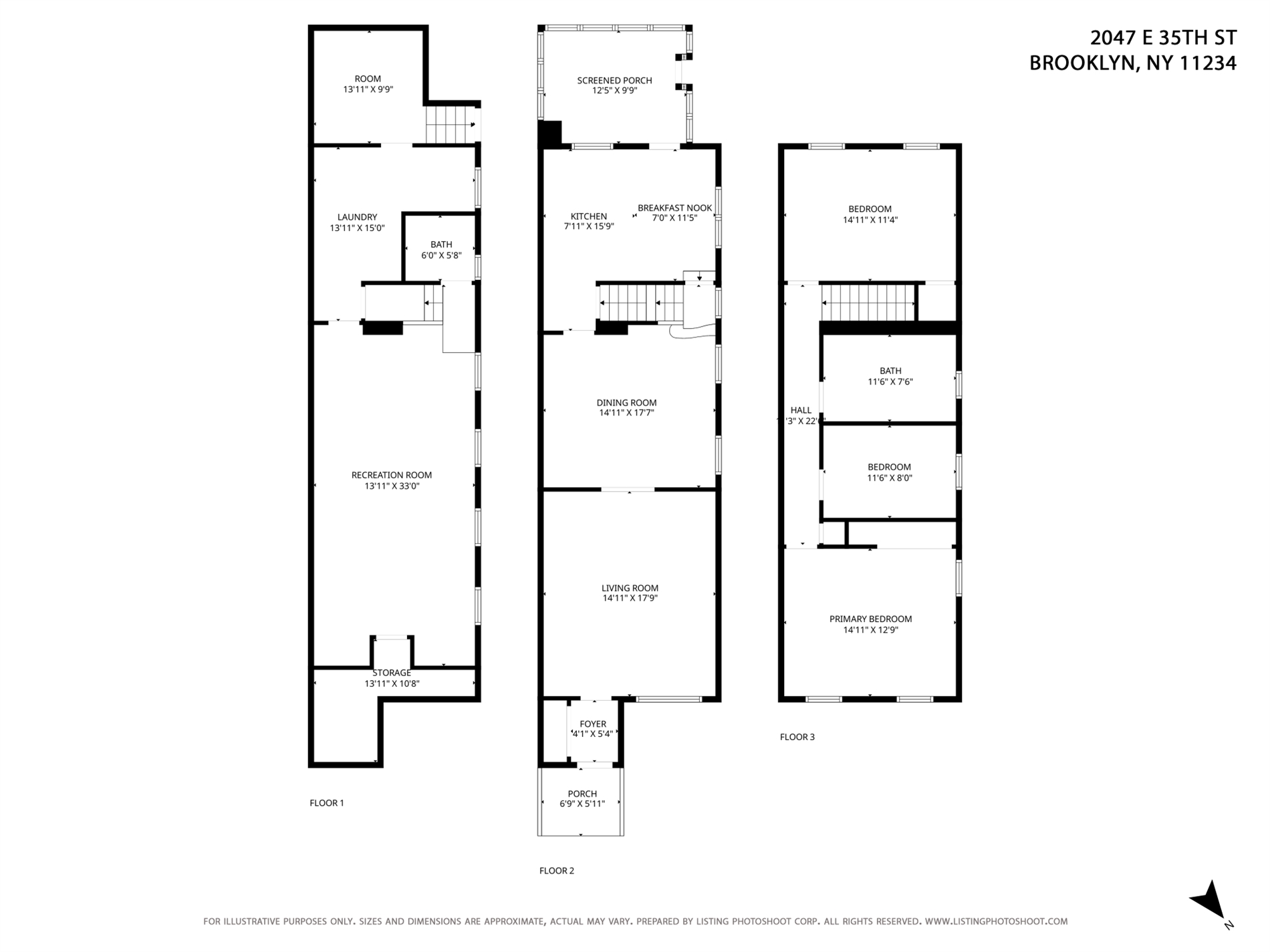 2047 E 35th Street, Marine Park, New York, 11234, United States, 3 Bedrooms Bedrooms, ,2 BathroomsBathrooms,Residential,For Sale,2047 E 35th Street,1641485