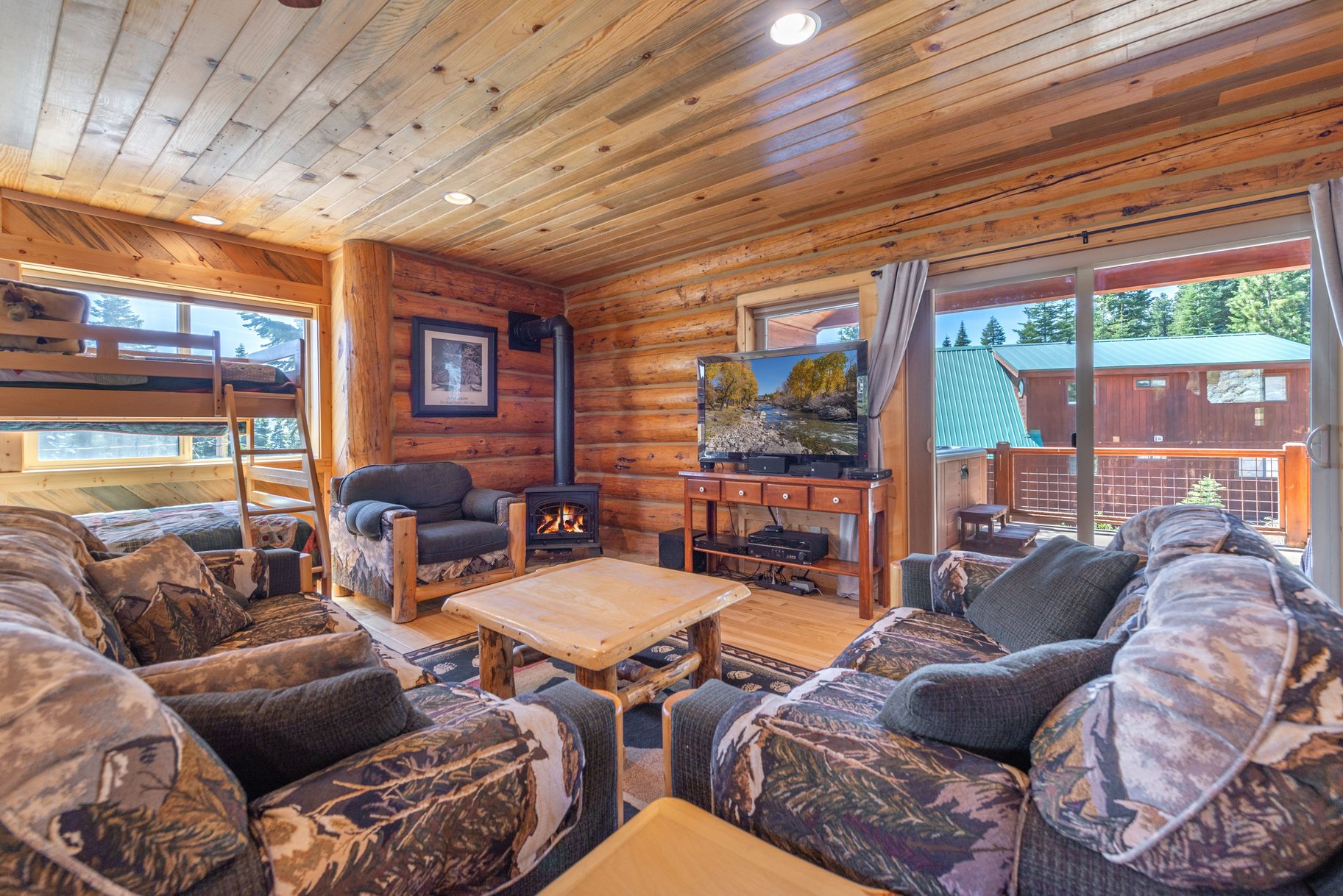  Beautiful Log Home with Carson Range Views from Every Floor - 物件實景