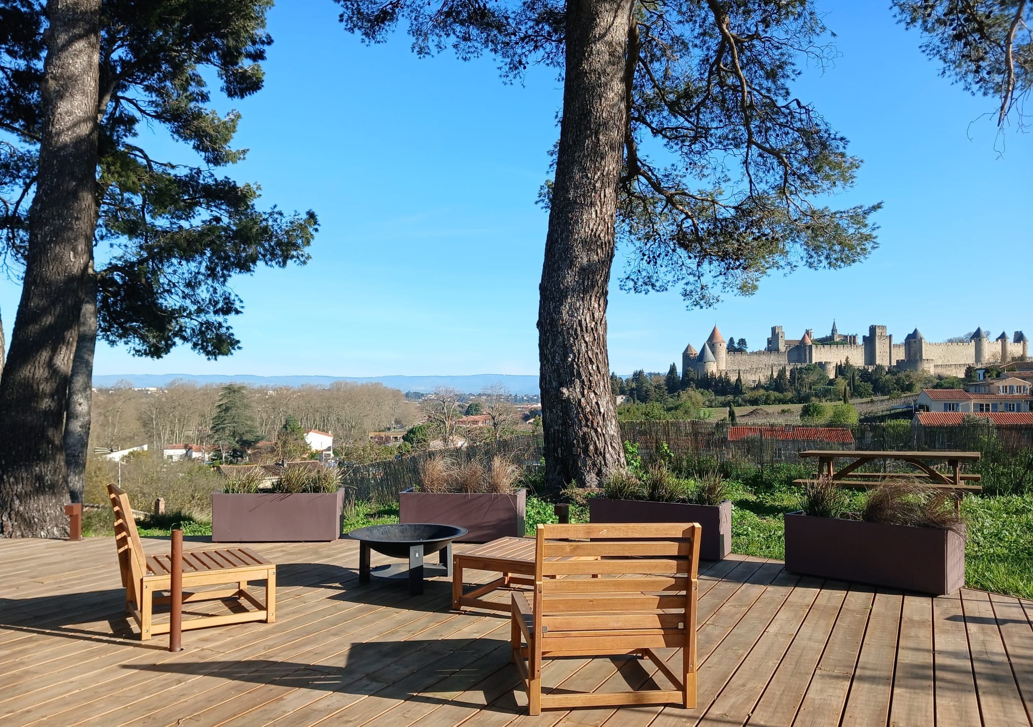  ELEGANT CONTEMPORARY VILLA WITH EXCEPTIONAL VIEWS OF THE Cité de Carcassonne - 物件實景