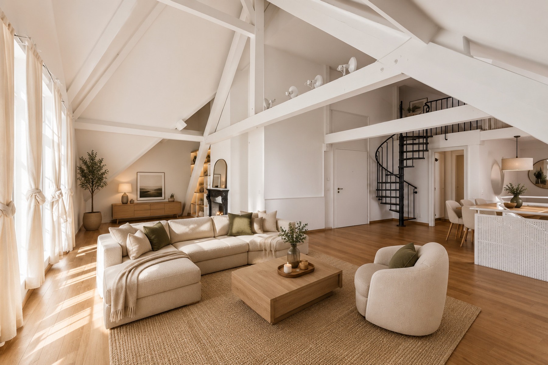  Stunning 6-room duplex in the heart of the town of Aubonne - 物件實景