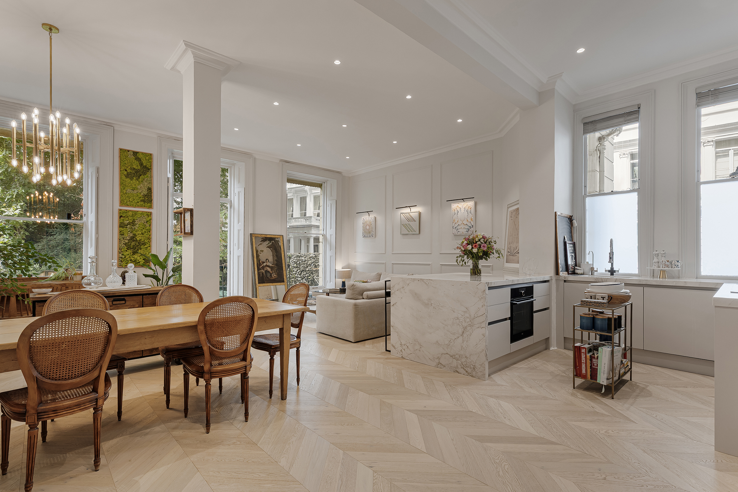  A Three-Bedroom Garden Apartment in South Kensington - 物件實景
