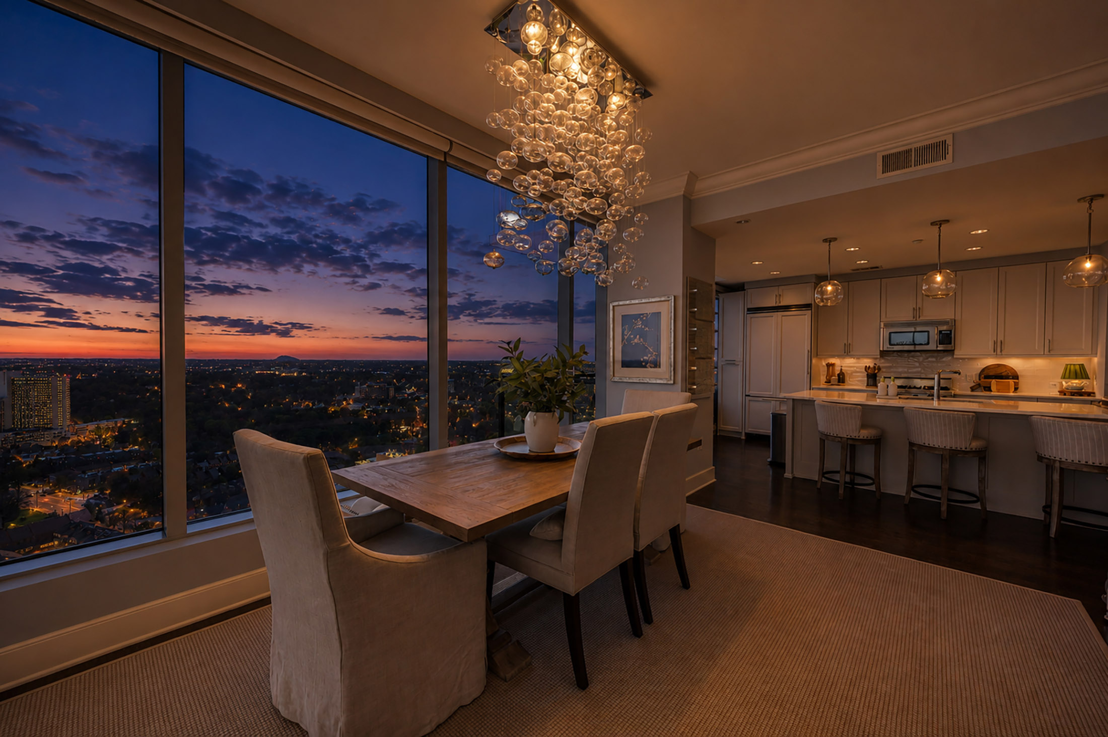  Exceptional One Bedroom Corner Residence with Sweeping Skyline Views - 物件實景