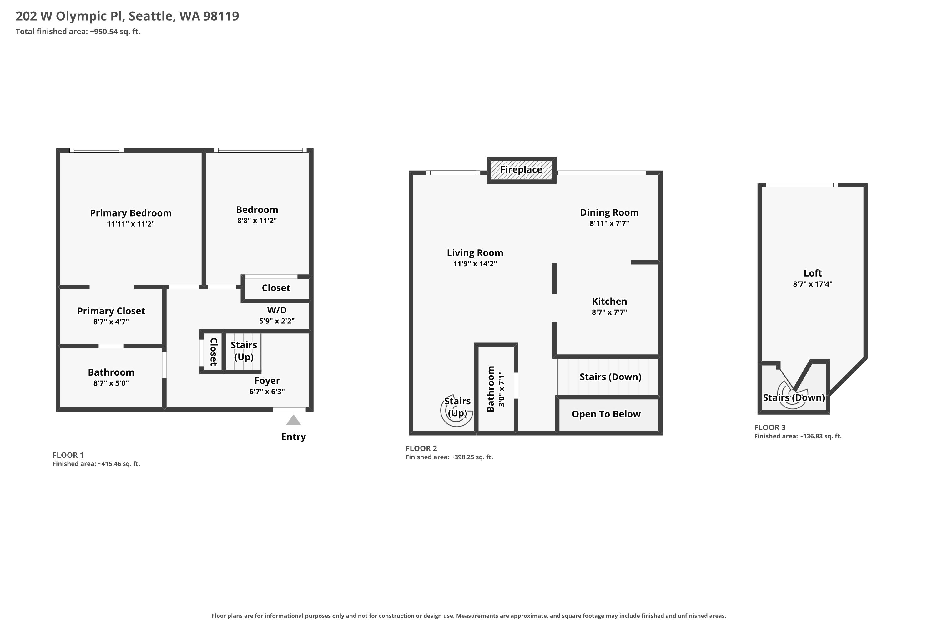  202 W Olympic Place Unit #302, Seattle, WA 98119 - 物件實景