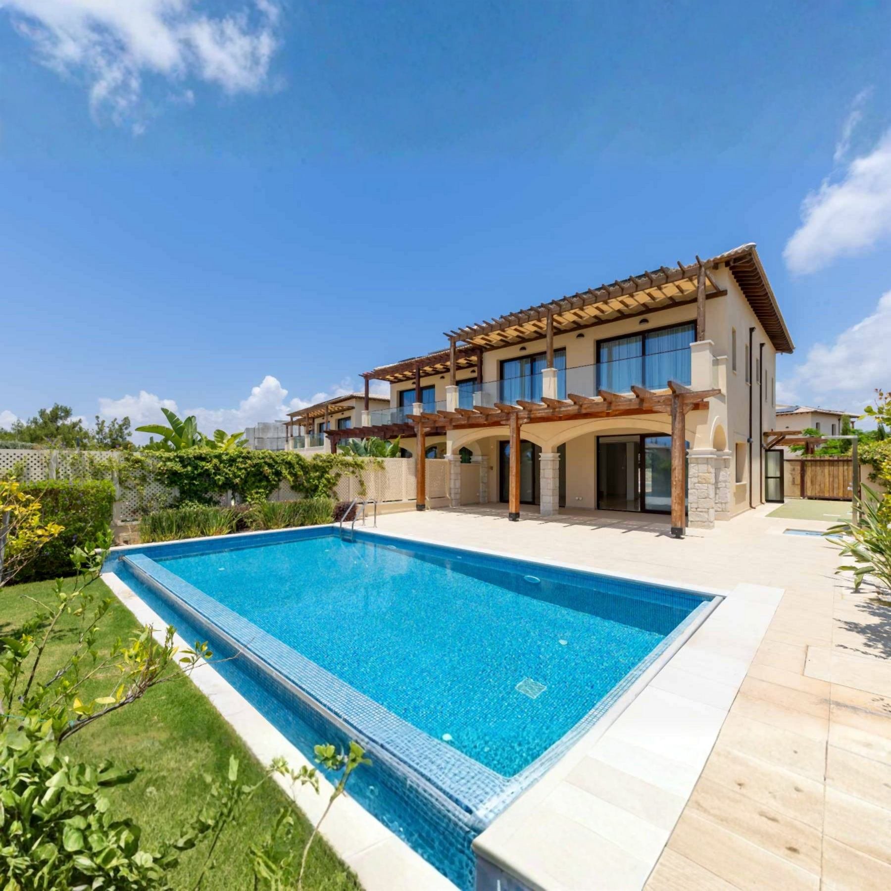  Elegant 3-Bedroom Villa with Sea Views in Aphrodite Hills Golf Resort, Pafos - 物件實景