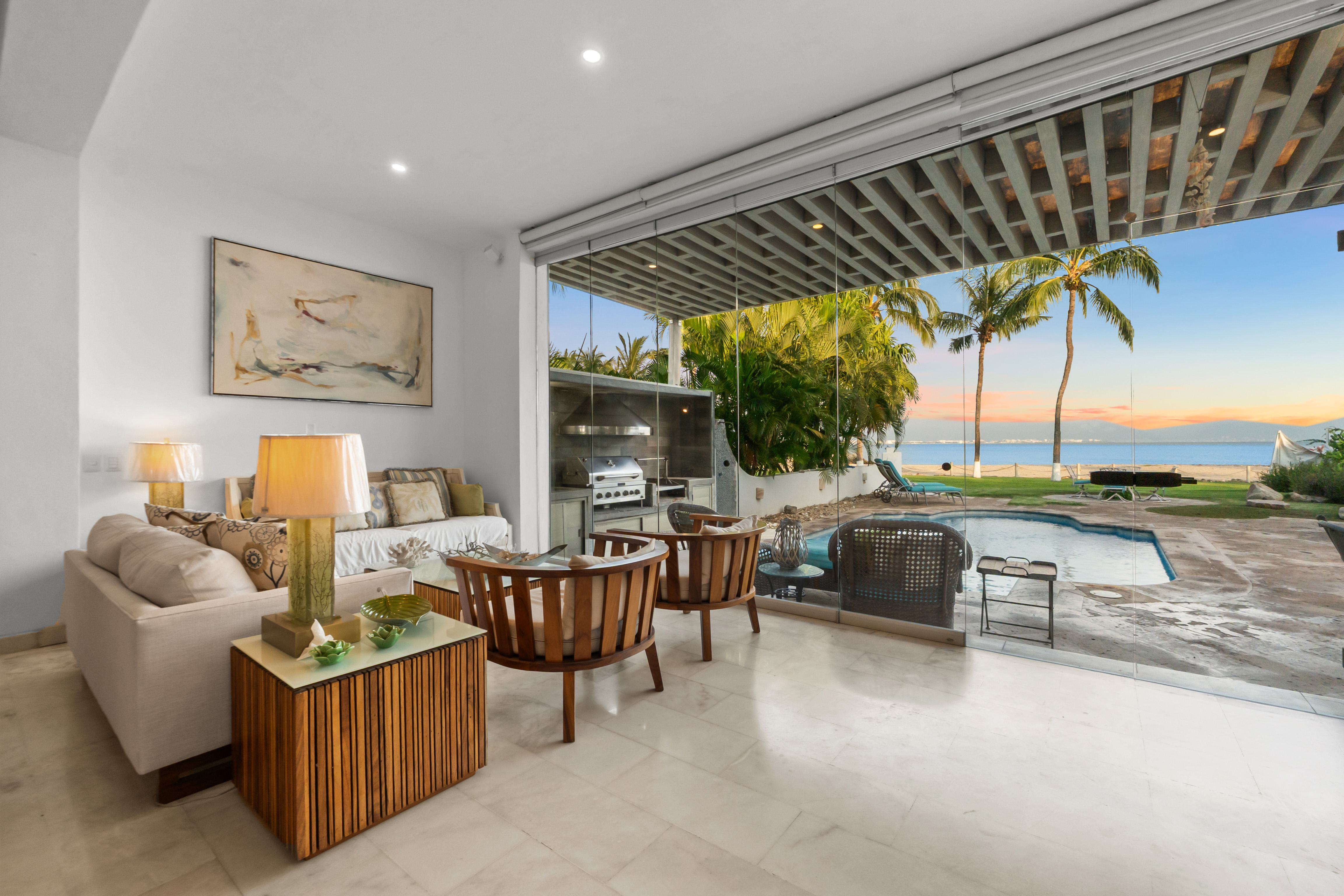  Casa La Puntilla  Oceanfront Residence in La Cruz de Huanacaxtle - 物件實景