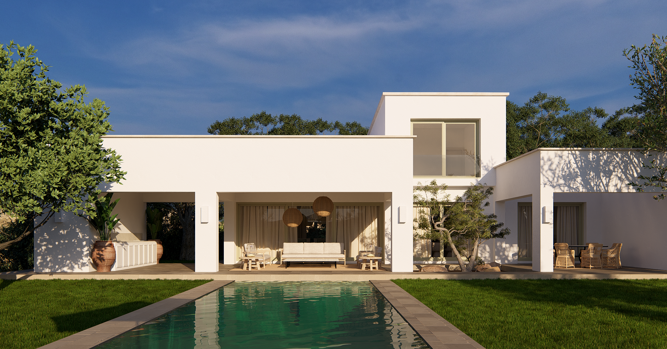  Contemporary villa with single-level living and landscaped garden - 物件實景