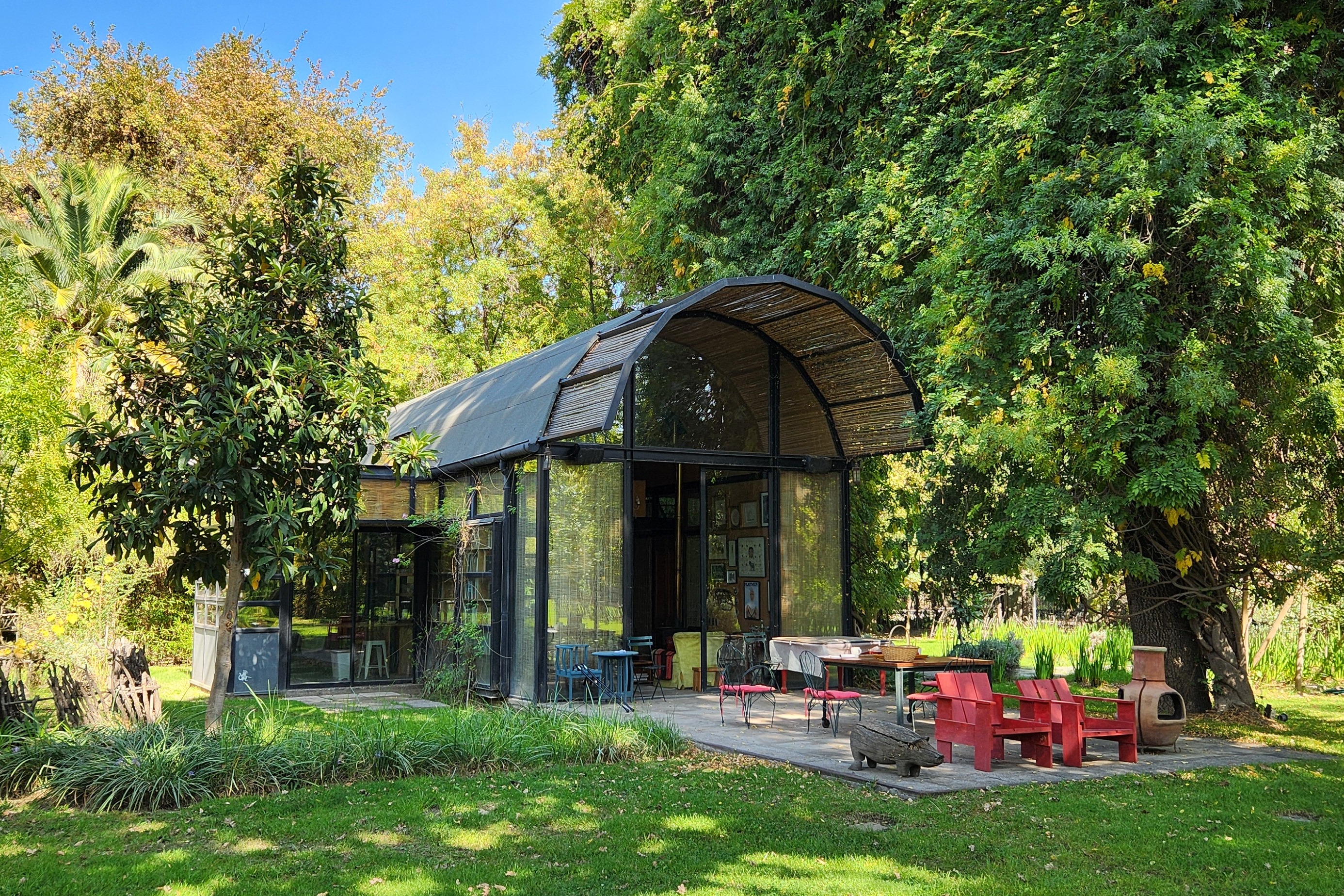  Two Houses within a Century-Old Park on a 1-Hectare Estate in Pirque - 物件實景