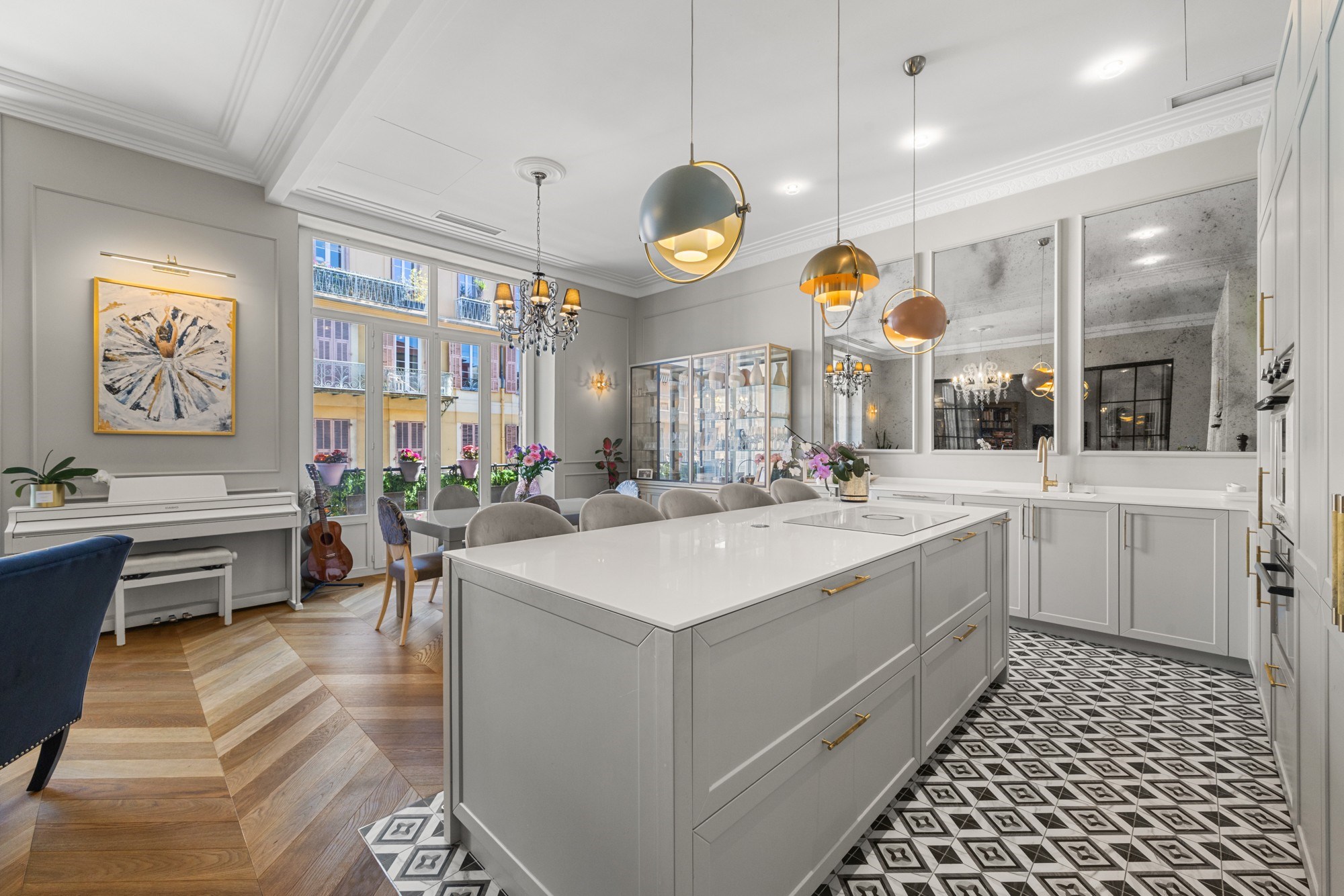  Nice city centre, 134 sqm two bedroom period apartment near Place Masséna - 物件實景