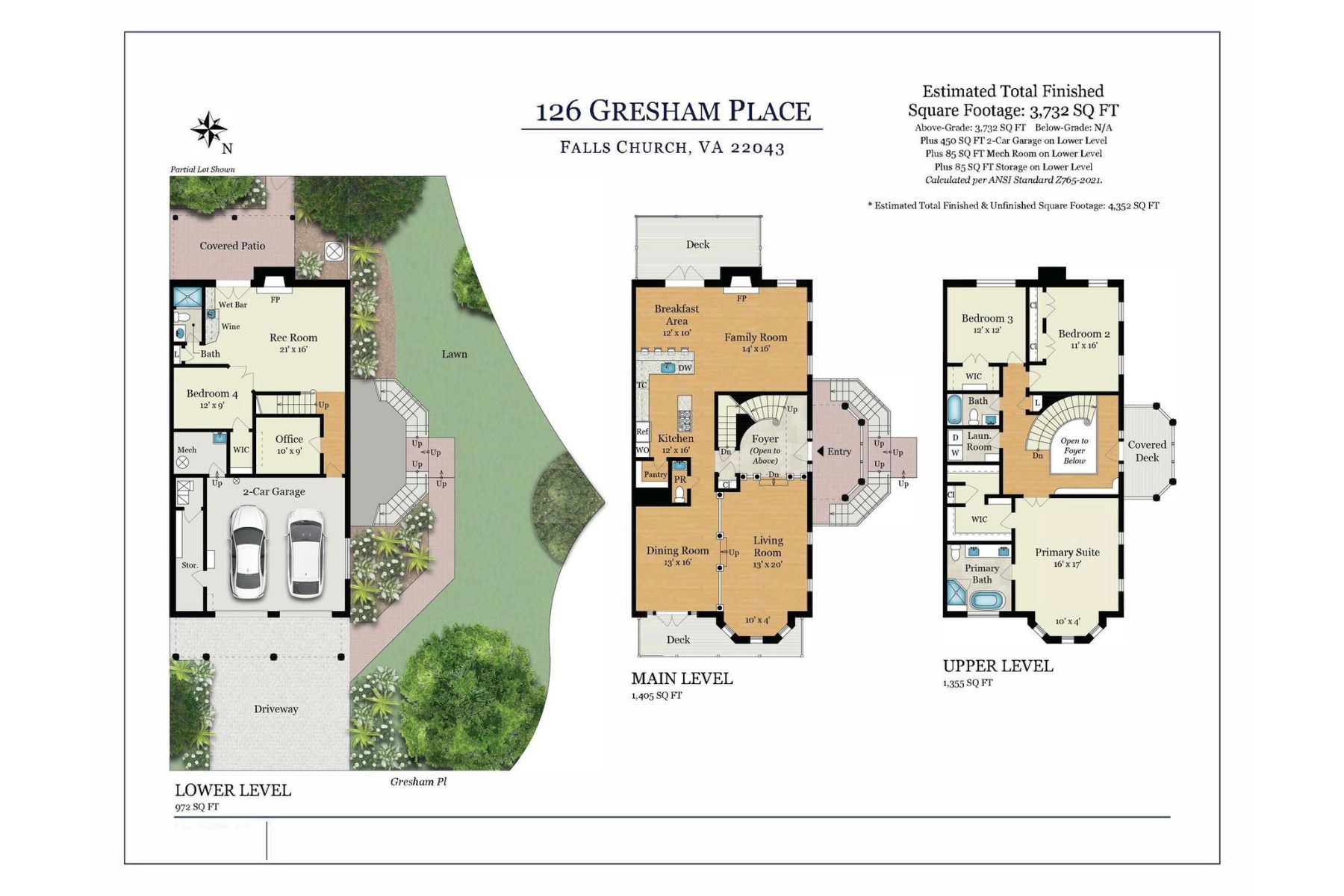  126 Gresham Place, Falls Church, VA, 22046 - 物件實景