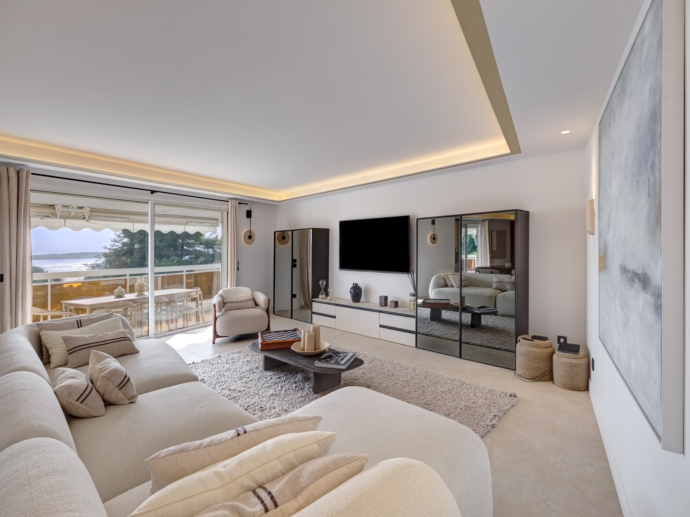  Cannes Basse Californie luxury 135 m² apartment, top floor, sea view - 物件實景