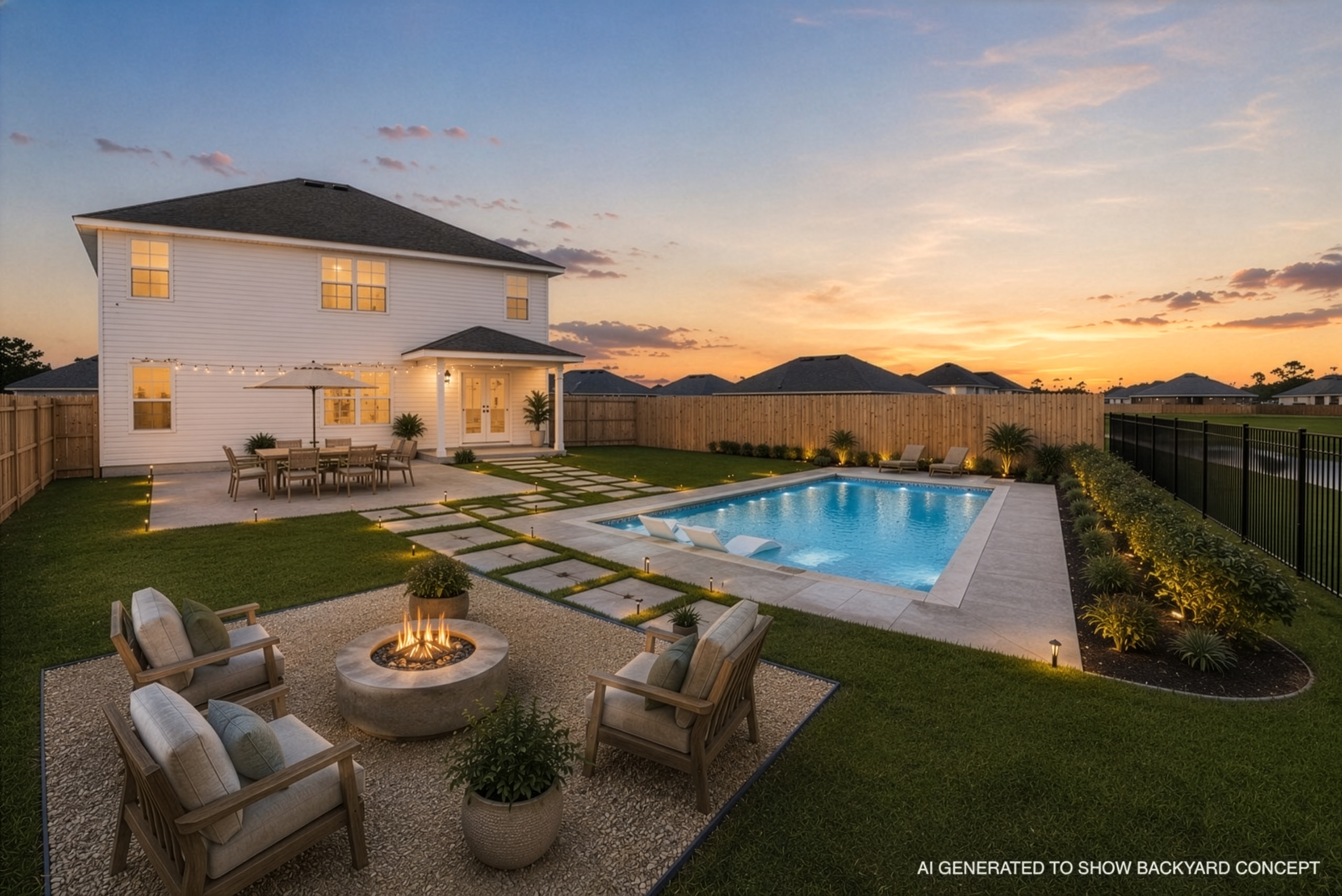  Thoughtfully Designed Residence With Fenced Backyard Near Tyndall AFB - 物件實景
