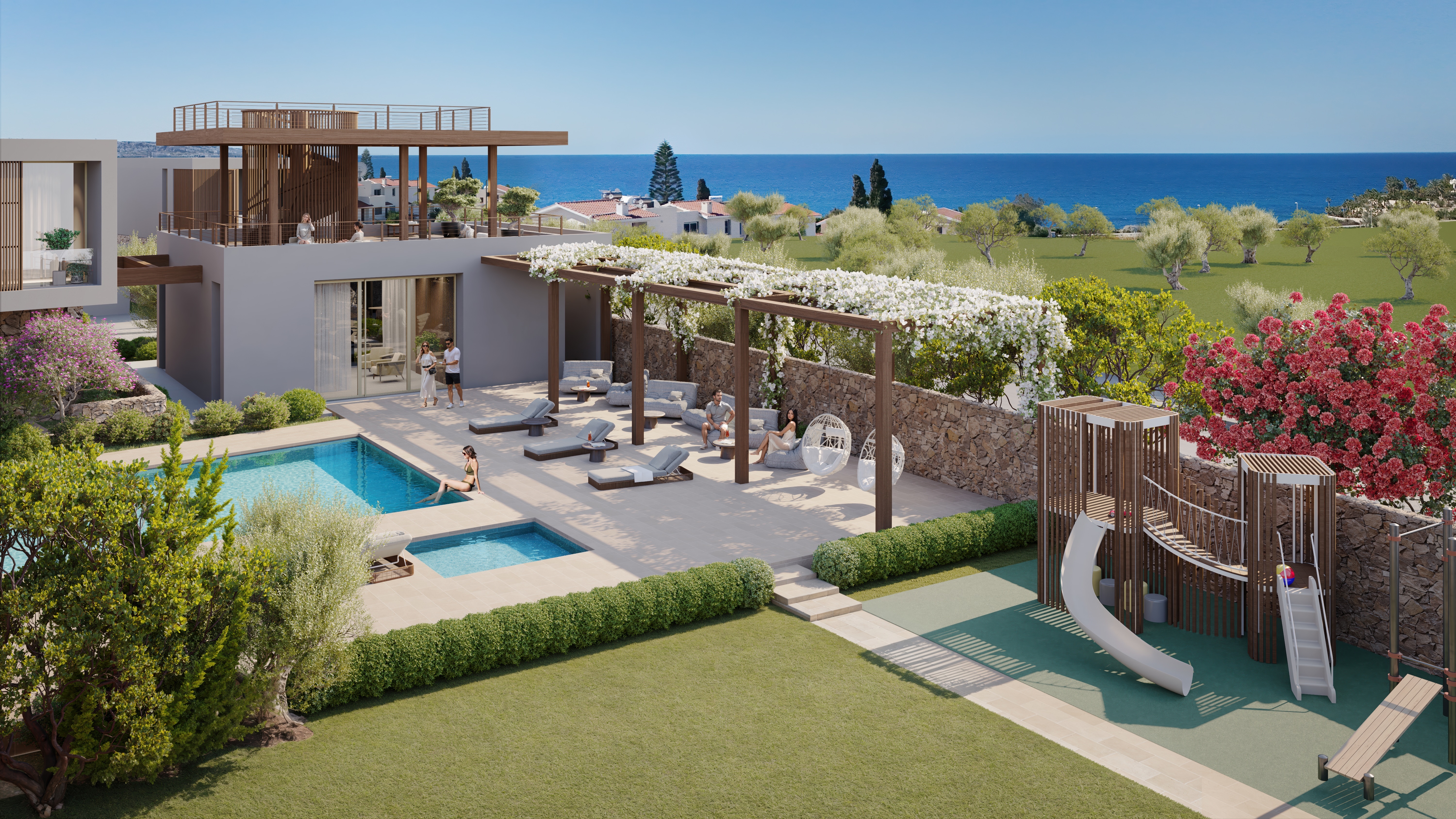  Four Bedroom VIlla Close to Coral Bay Beach in Pafos - 物件實景