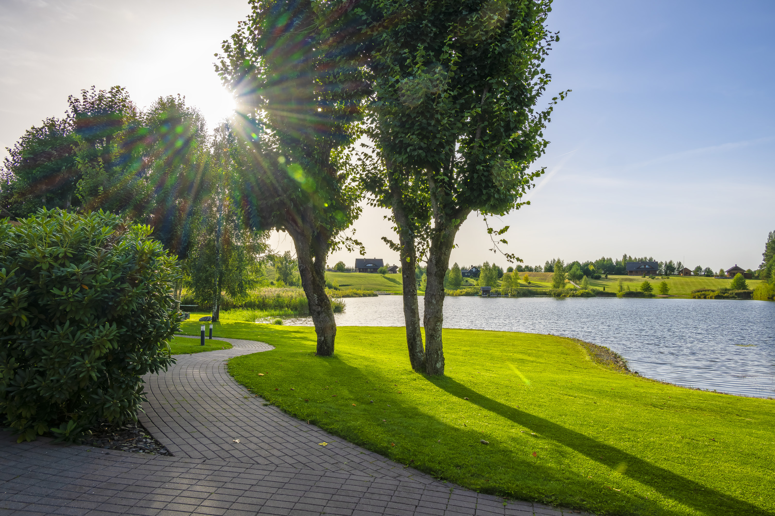  Romantic family homestead with a long lakeside - 物件實景