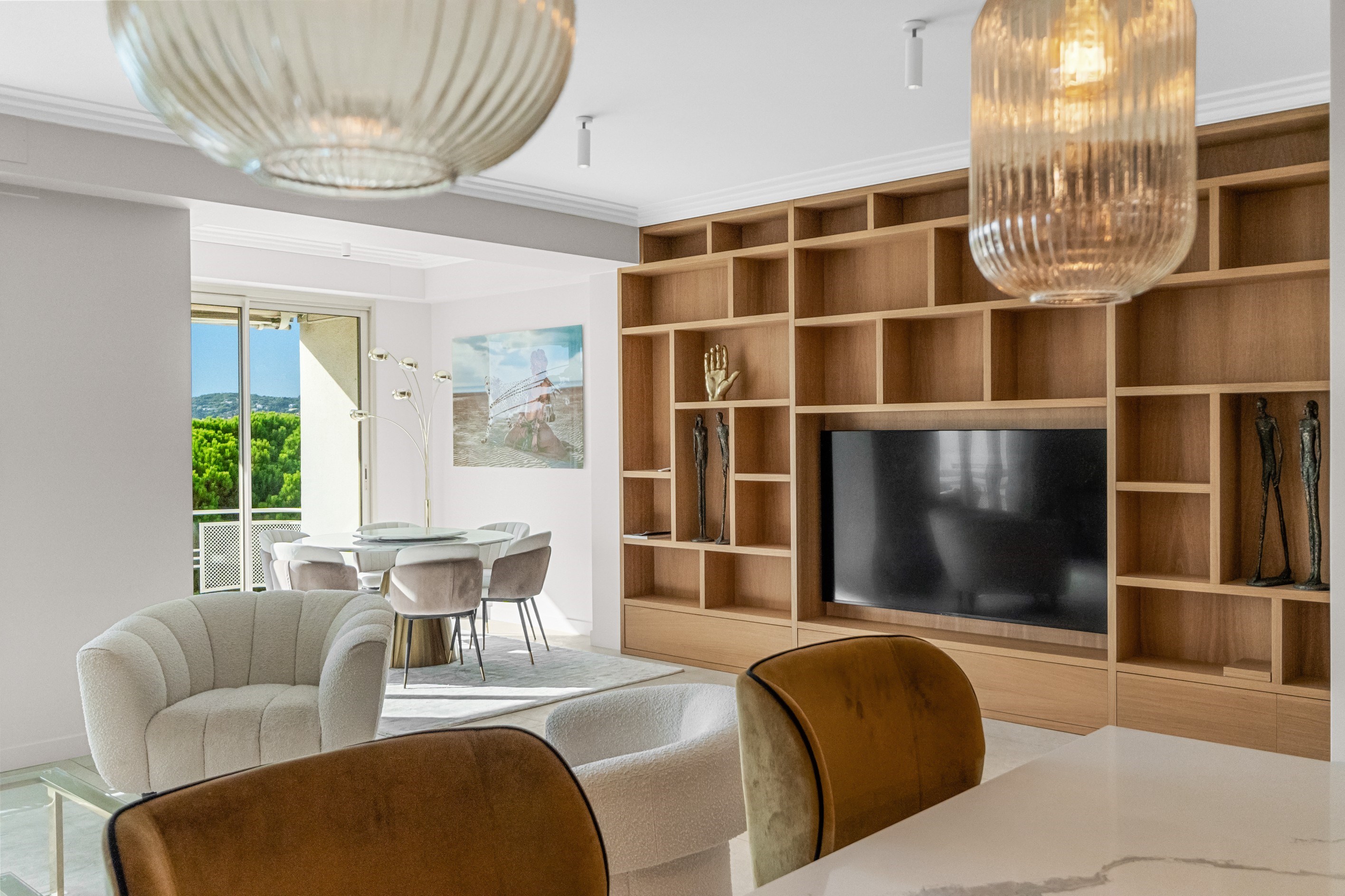  2-bedroom apartment for sale on the Croisette in Cannes, 97 sqm, terraces - 物件實景