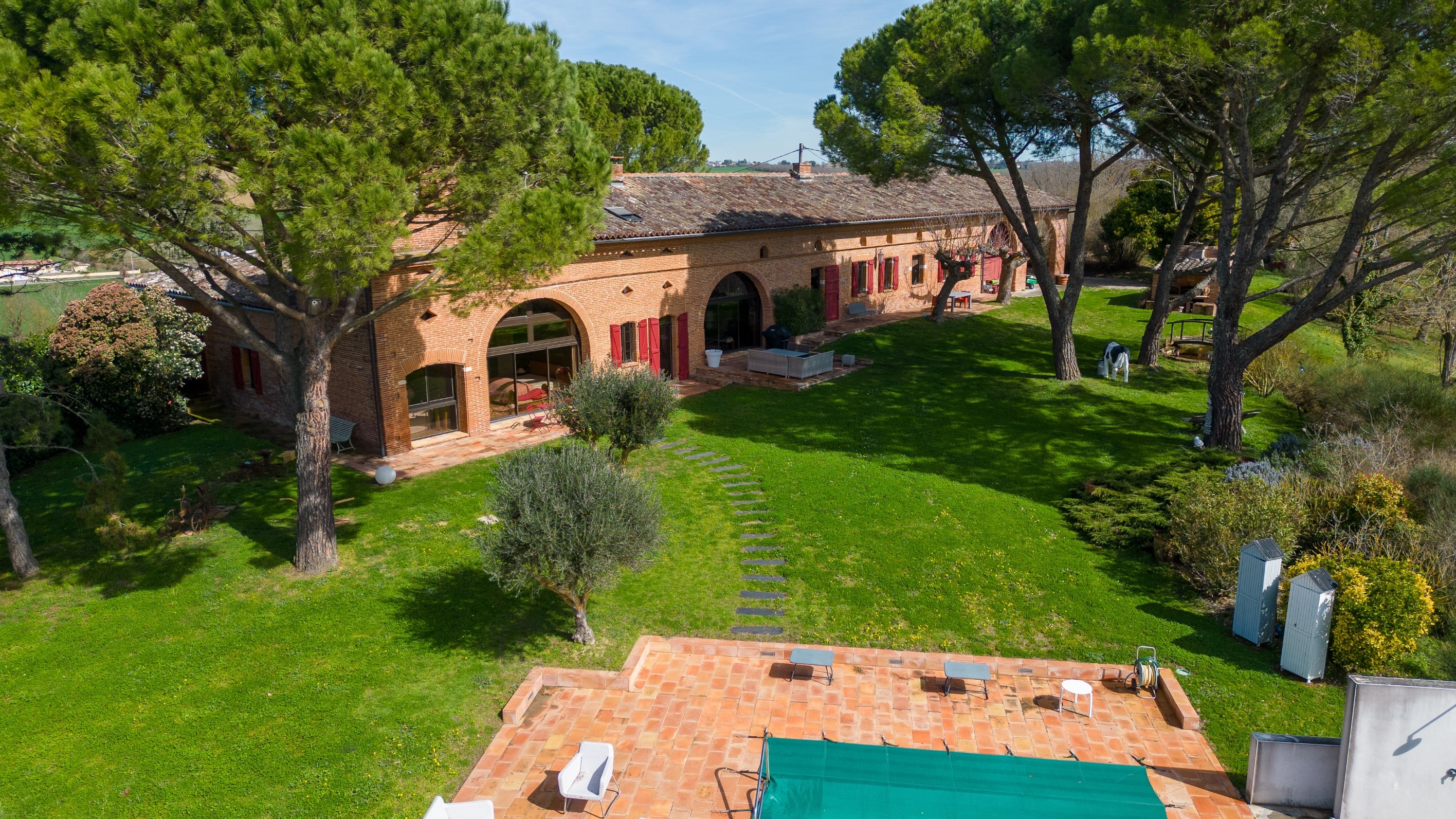  Exceptional renovation of this former farmhouse, with views of the Pyrenees - 物件實景