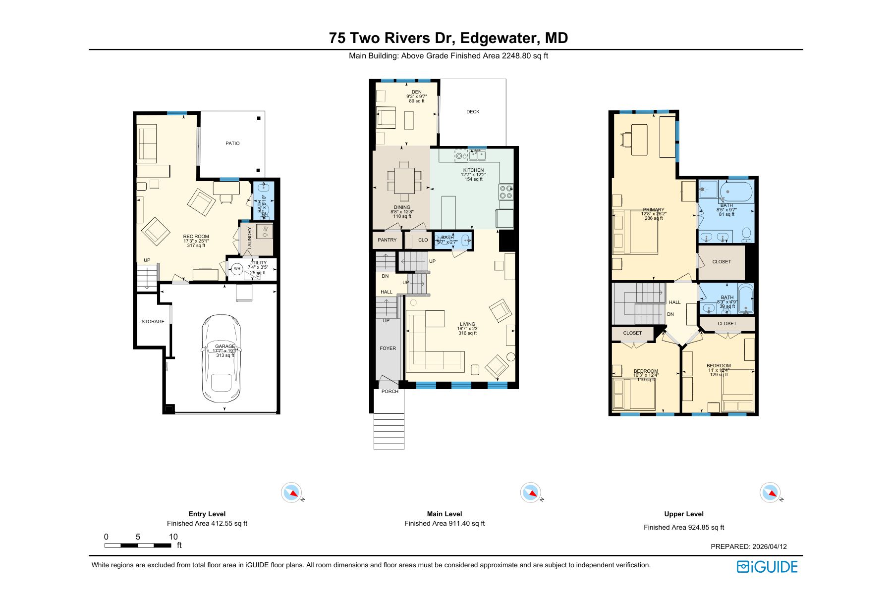  75 Two Rivers Drive, Edgewater, MD, 21037 - 物件實景