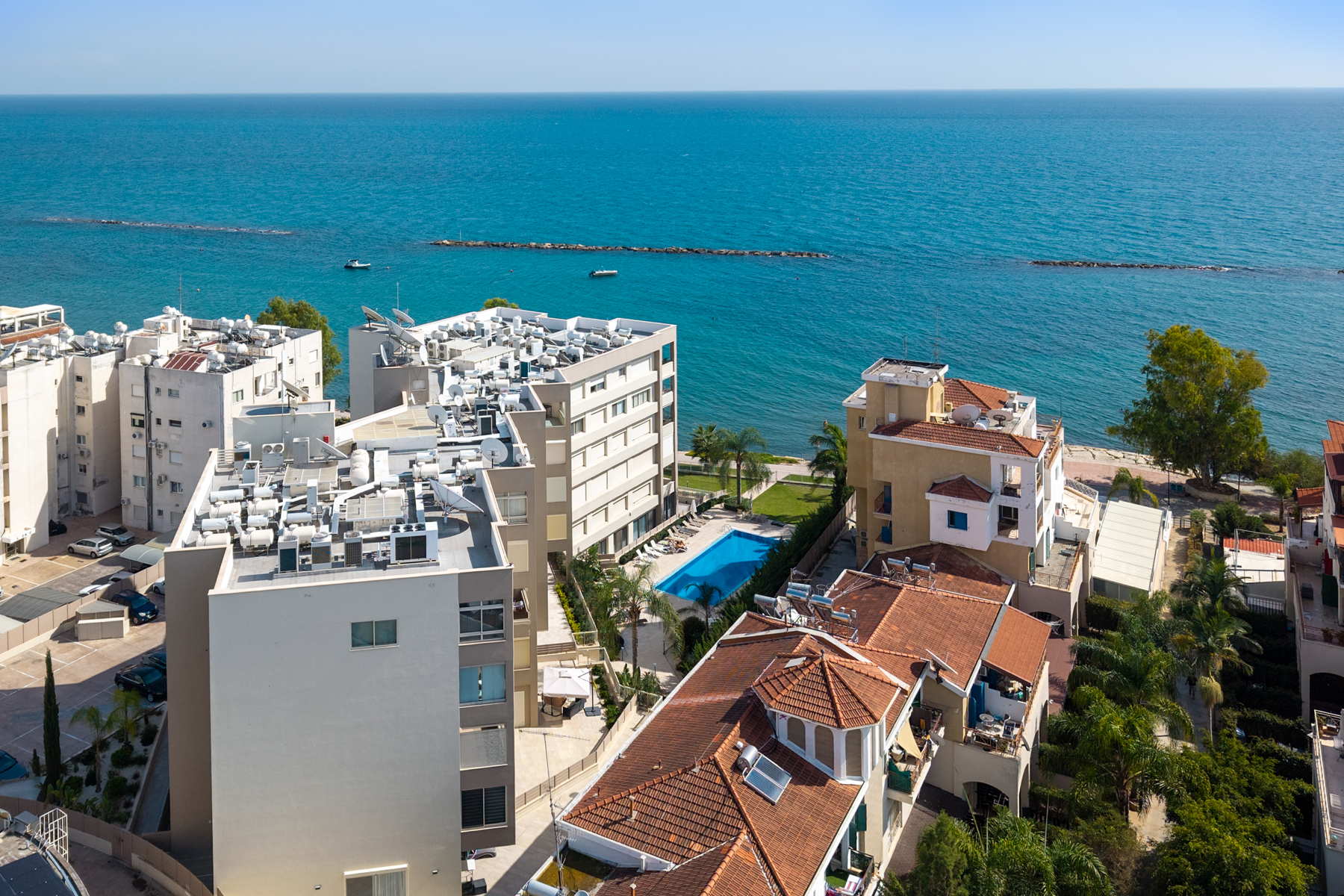  Three Bedroom Ground Floor Apartment 200 m from the Beach in Germasogeia - 物件實景