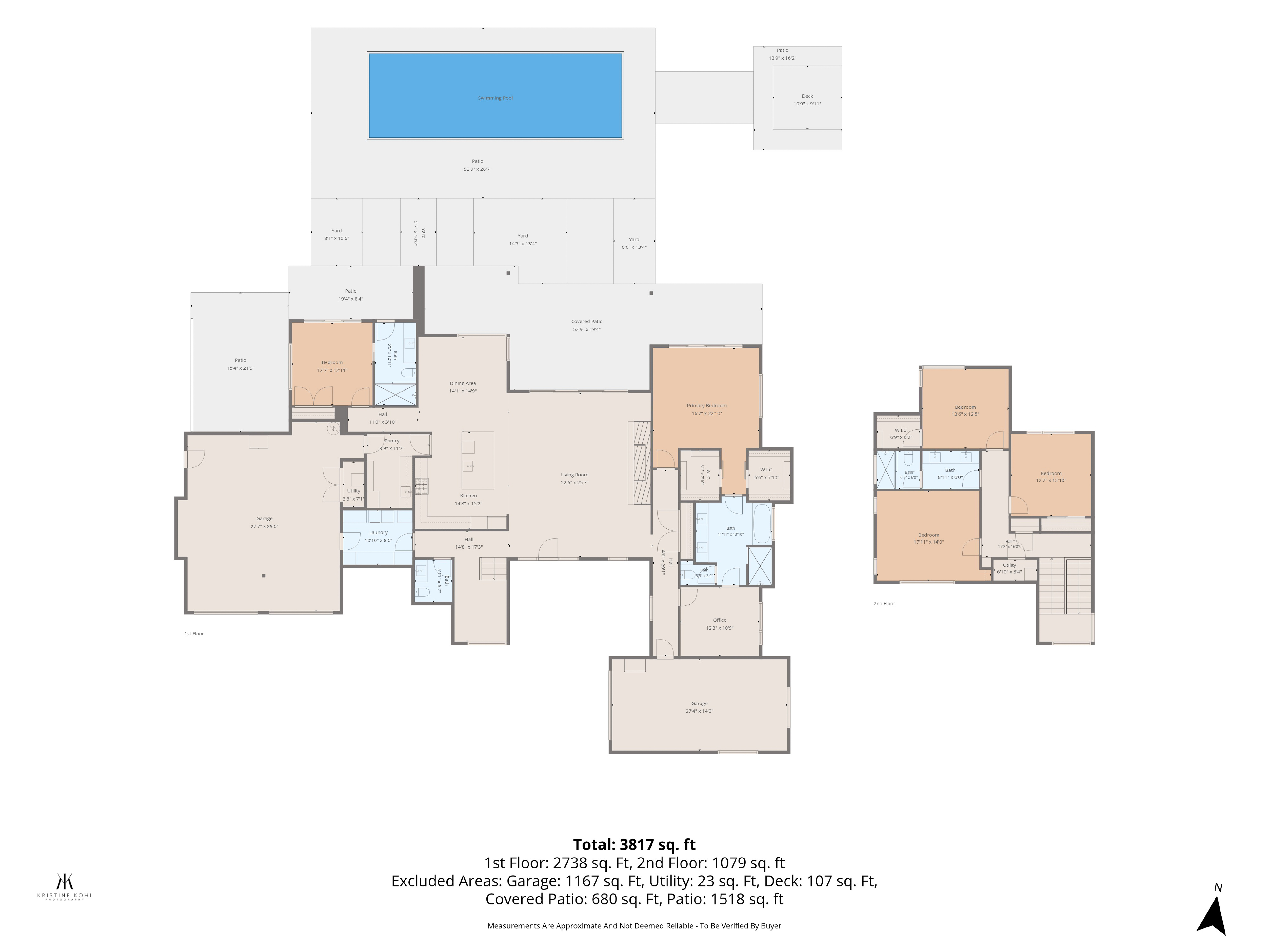  Custom Luxury, Pool, Sweeping Views, 5 Acres - 物件實景
