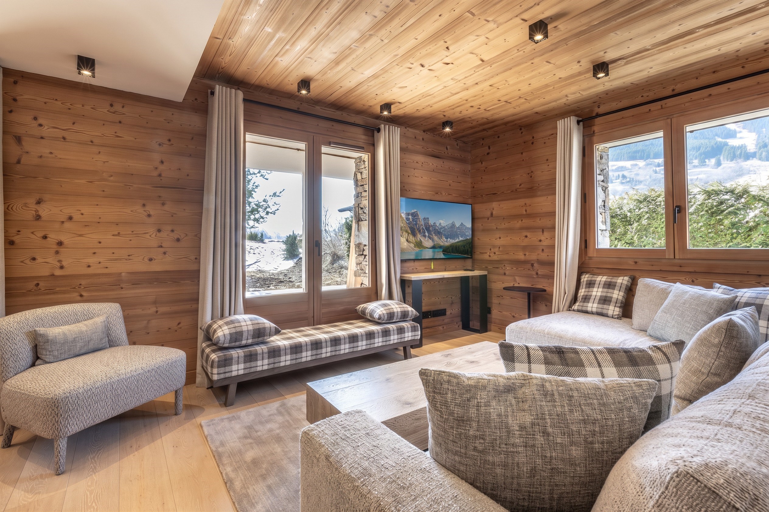  Ancolie Apartment in Megève – South-Facing Terrace and Mountain Views - 物件實景